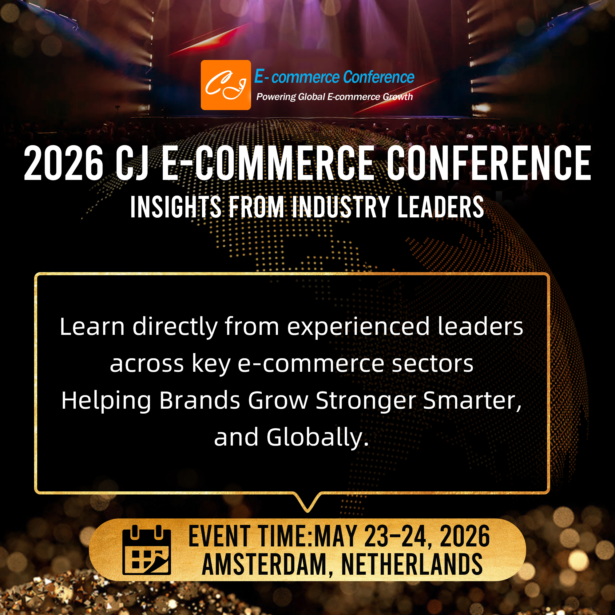 CJdropshipping.com Facebook ad: CJ Dropshipping Conference Sponsorships Now Open!