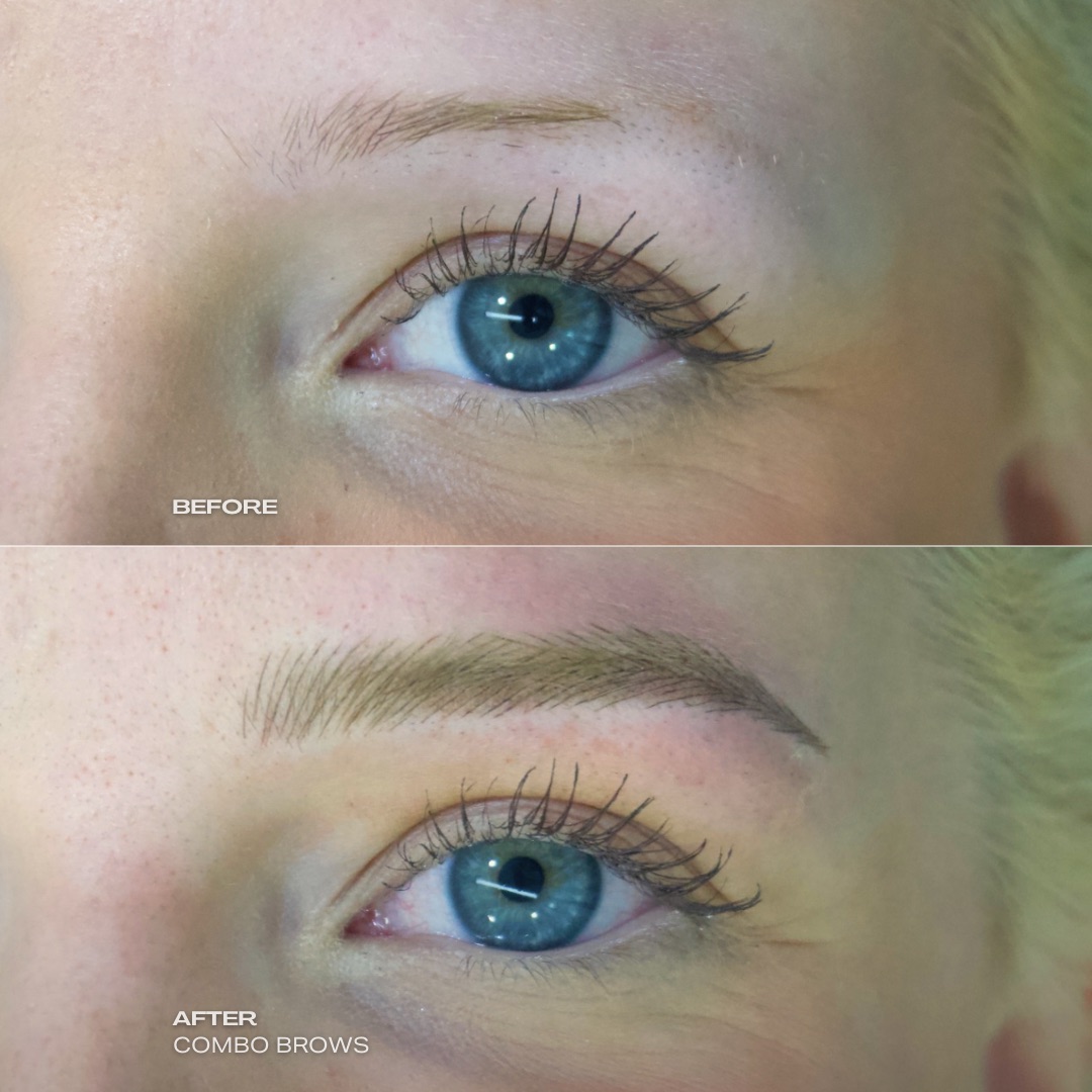 Brow Studio Dubai Facebook ad: This is what combo brows can do.