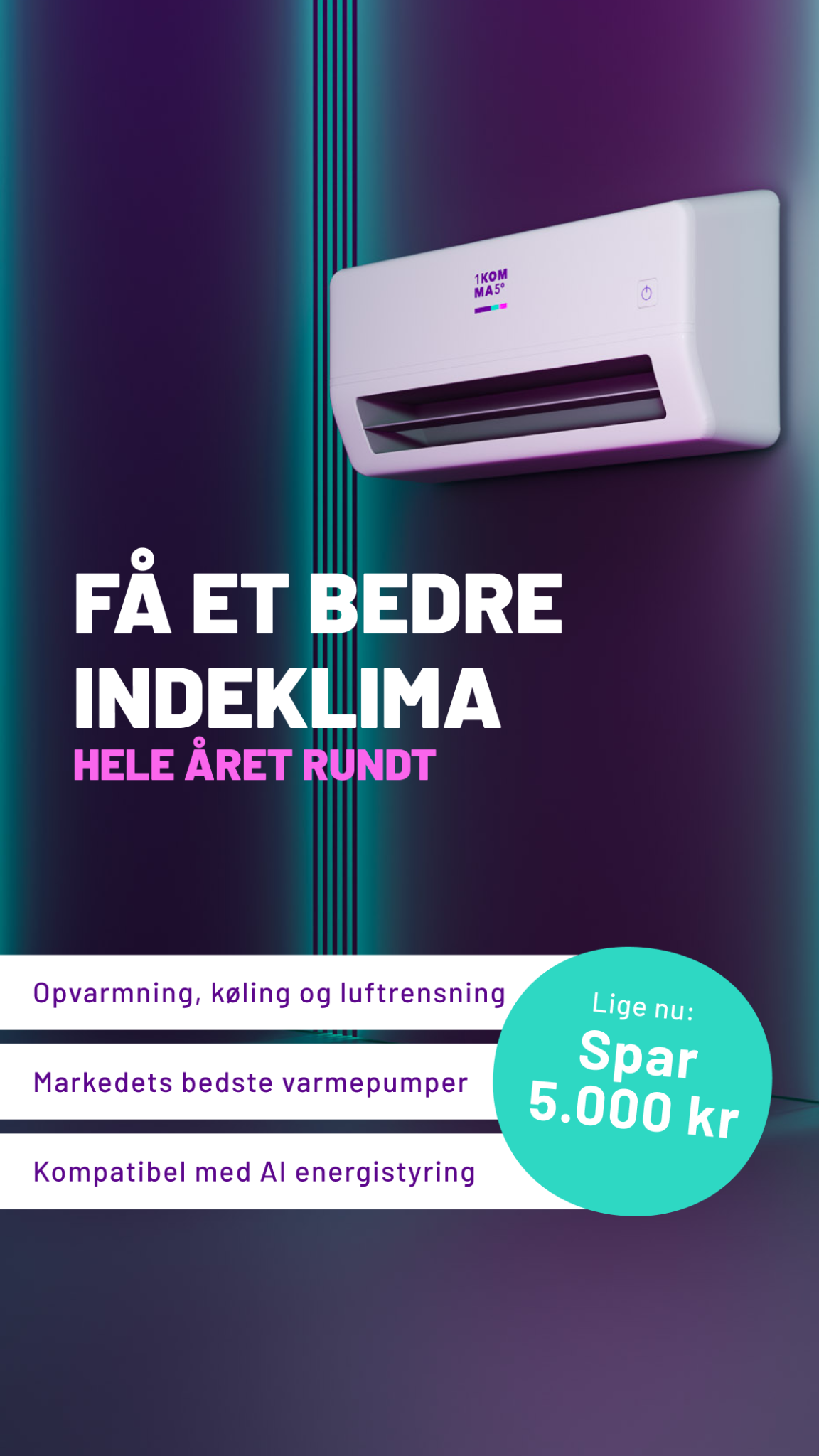 1komma5 Danmark Facebook ad from Jun 1, 2026