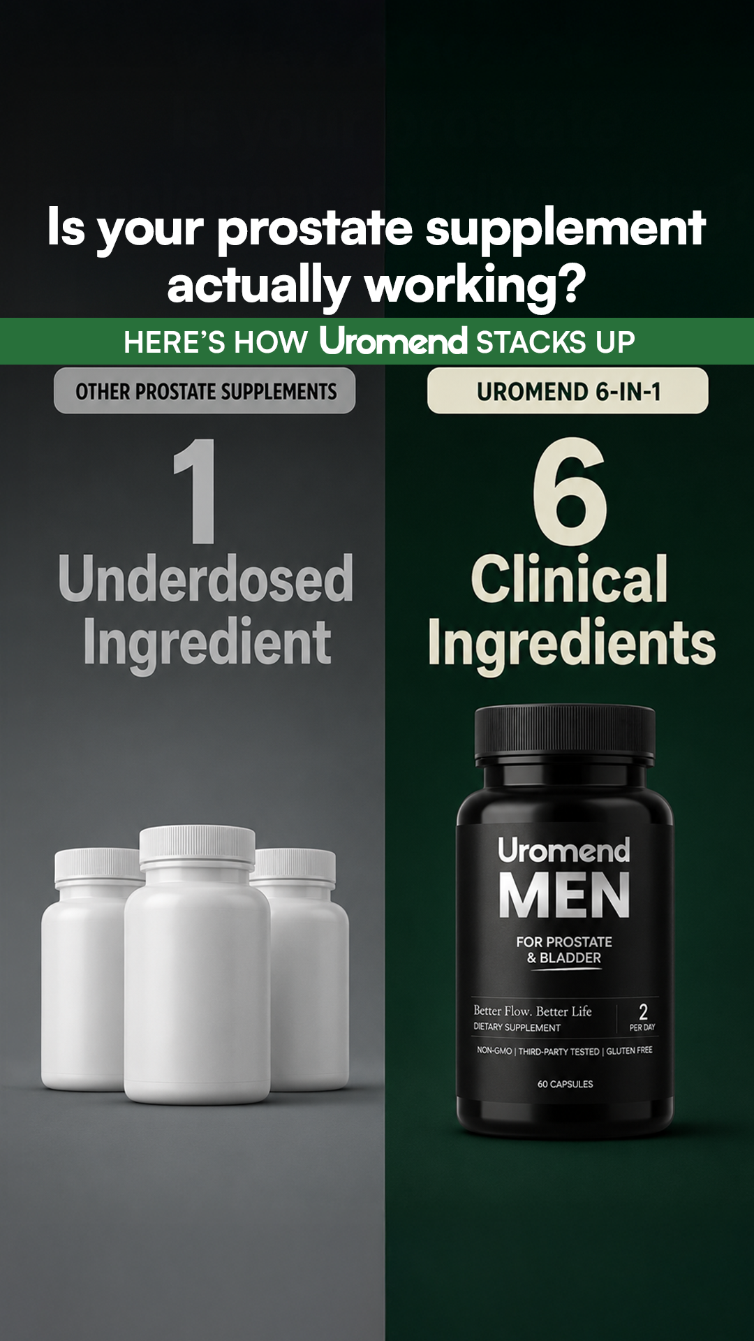 Uromend Facebook ad