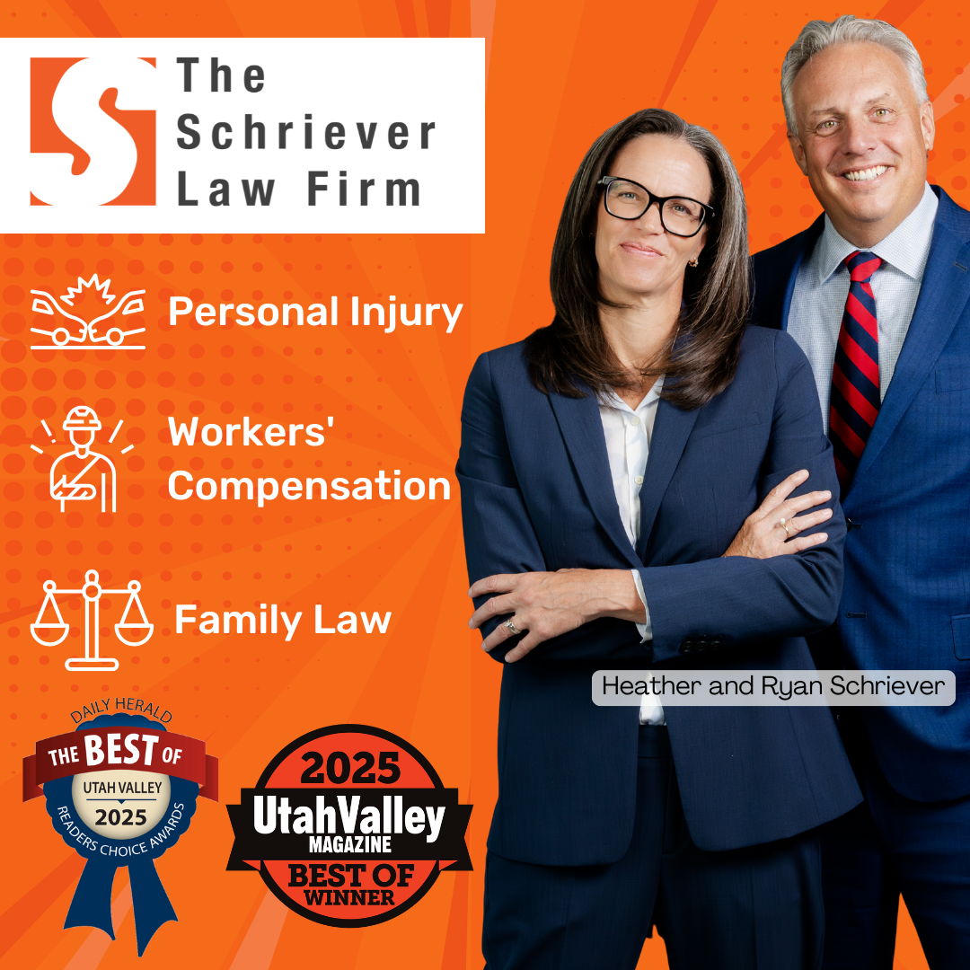 The Schriever Law Firm Facebook ad: Schriever Law: voted best of Utah Valley for your family…