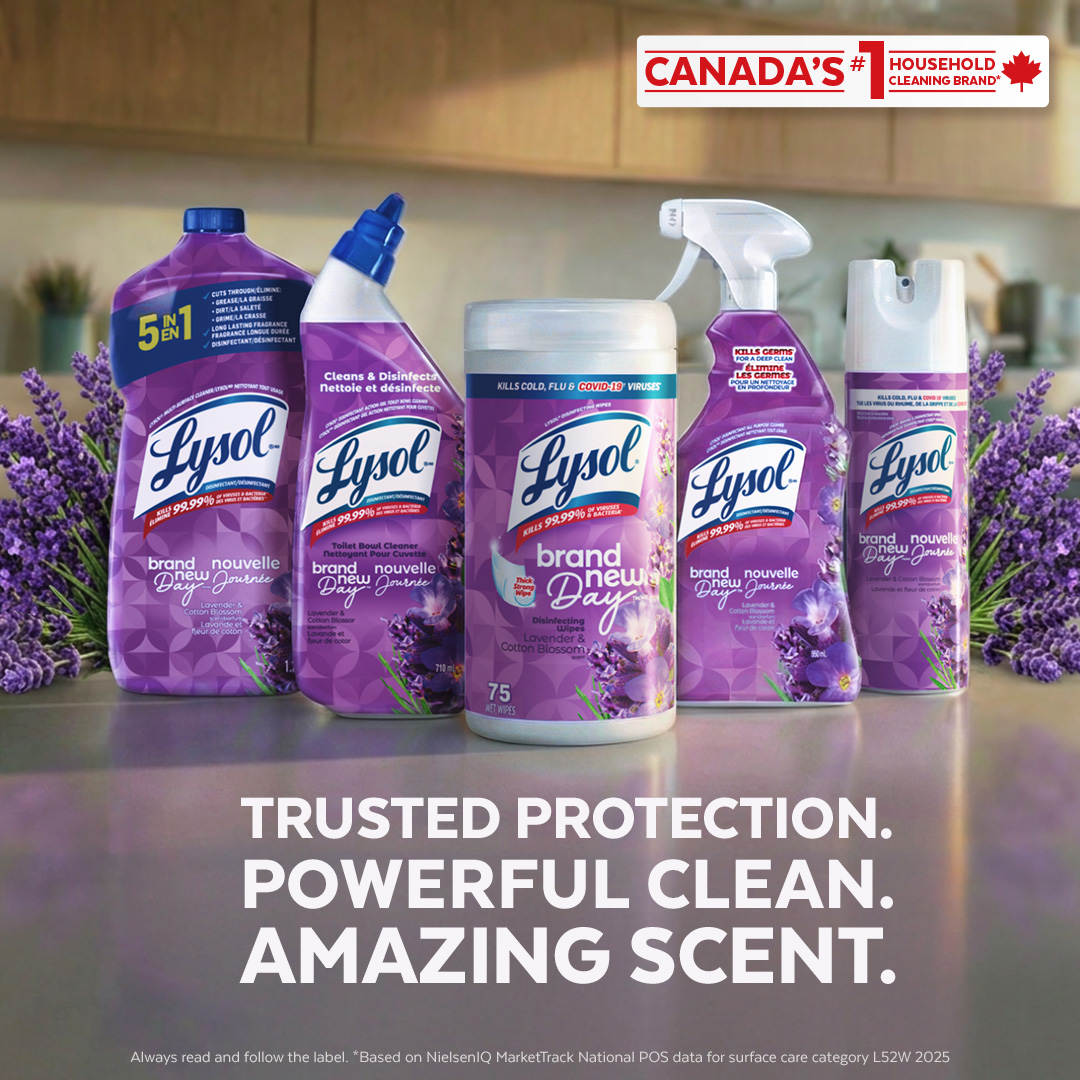 Lysol Canada Facebook ad