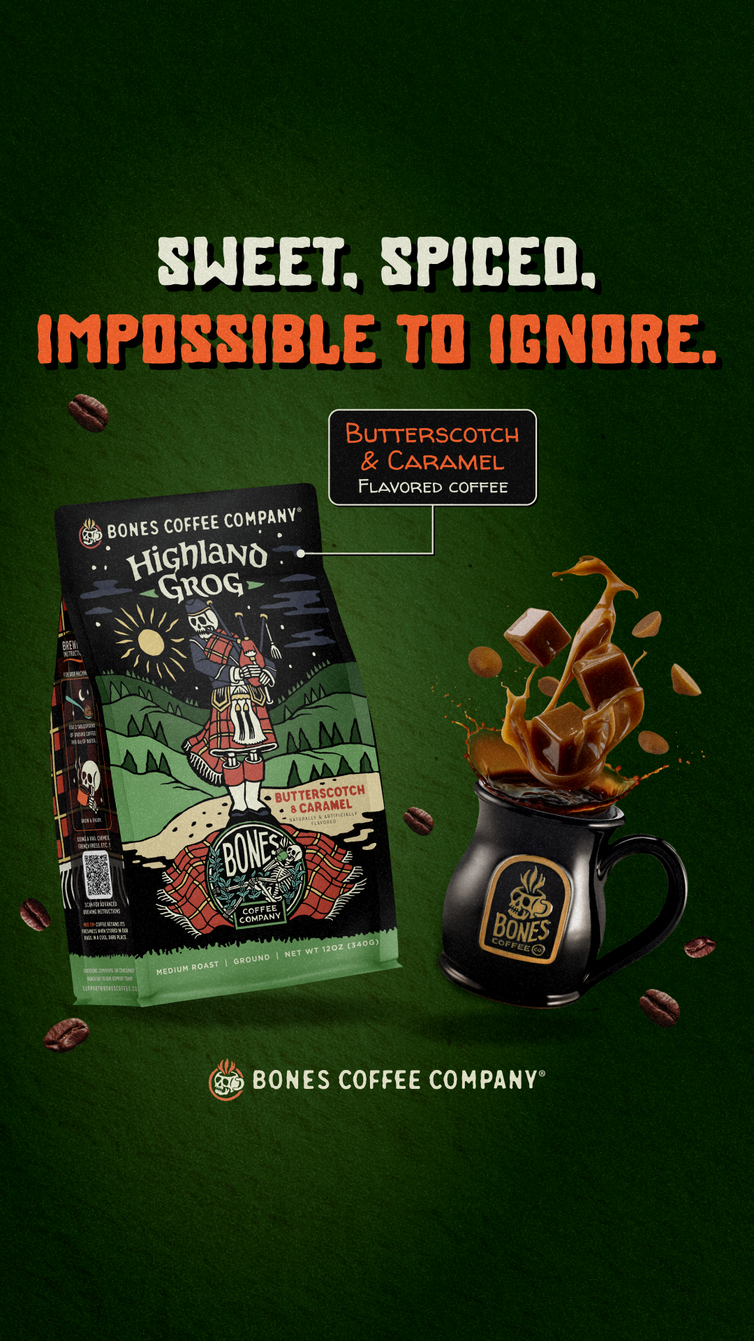 Bones Coffee Company Facebook ad