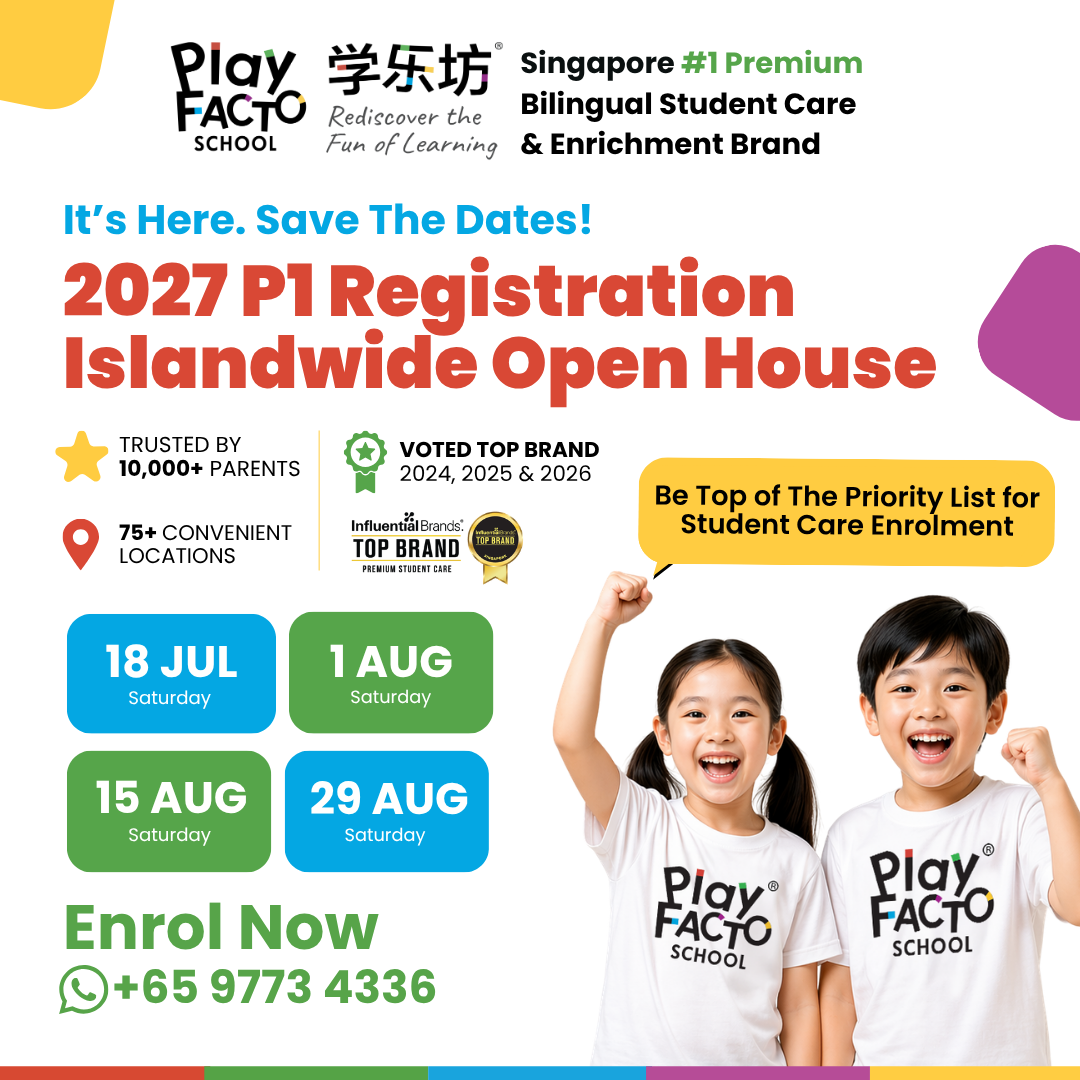 PlayFACTO School Facebook ad: PlayFACTO, SG’s #1 Student Care
