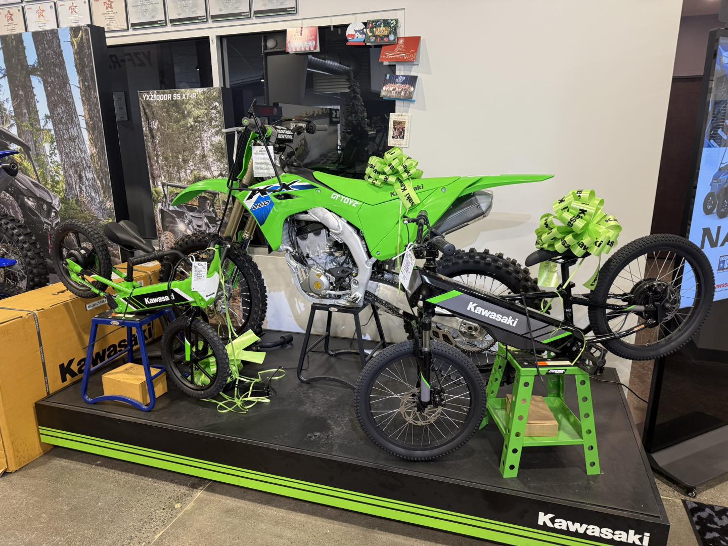 GT Toyz Facebook ad: ALL NEW KAWASAKI ELEKTRODES IN STOCK!