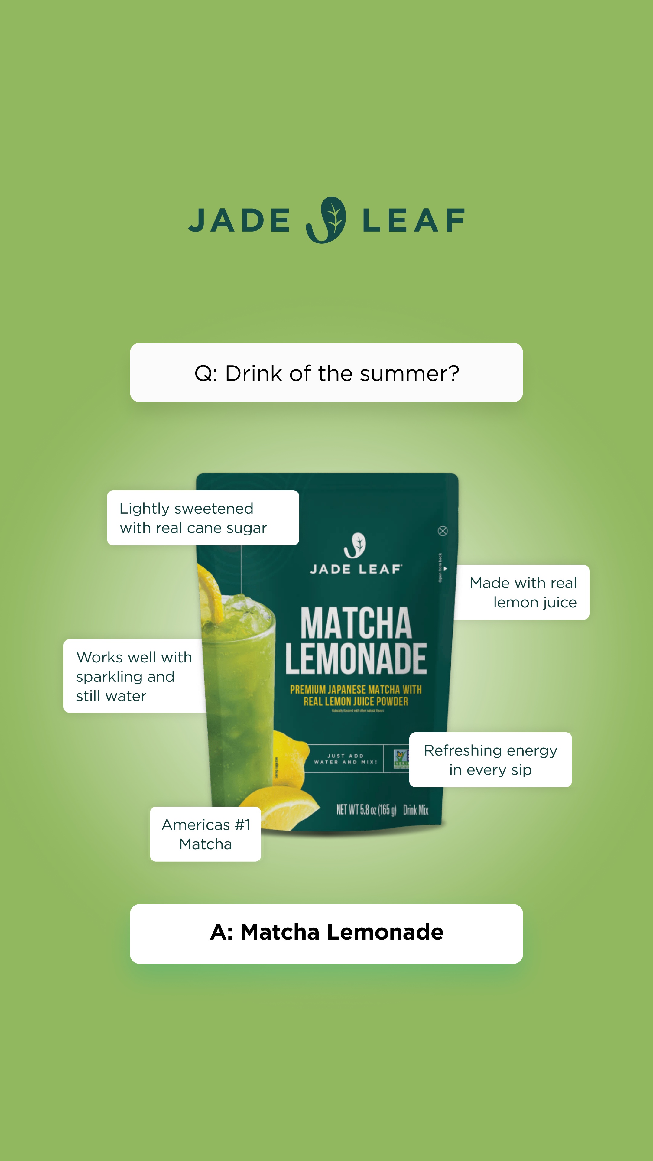 Jade Leaf Matcha Facebook ad
