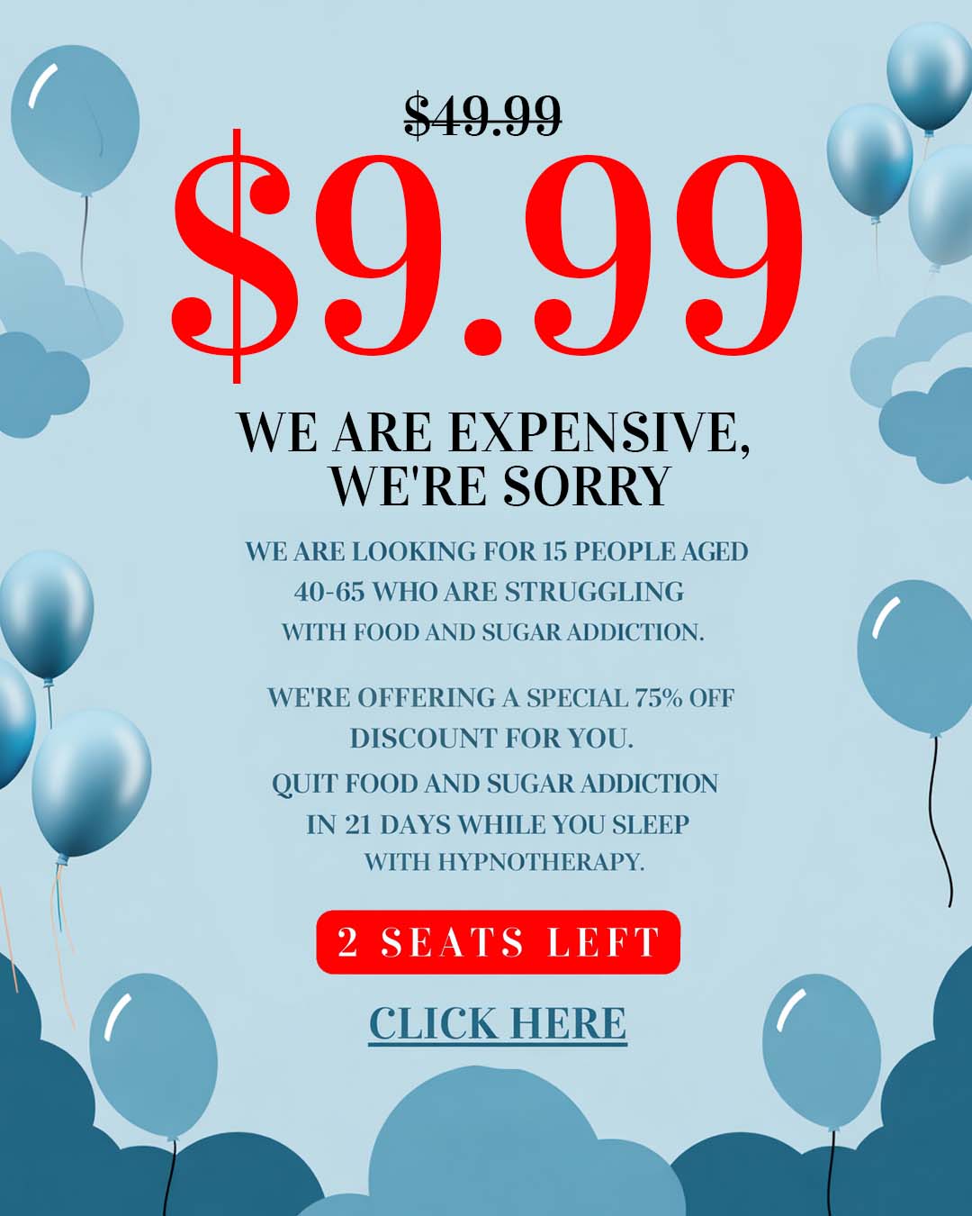 Hypnozio: power of hypnotherapy Facebook ad