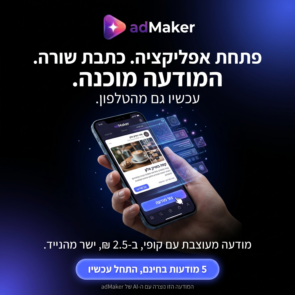Shahar Elhadad Facebook ad