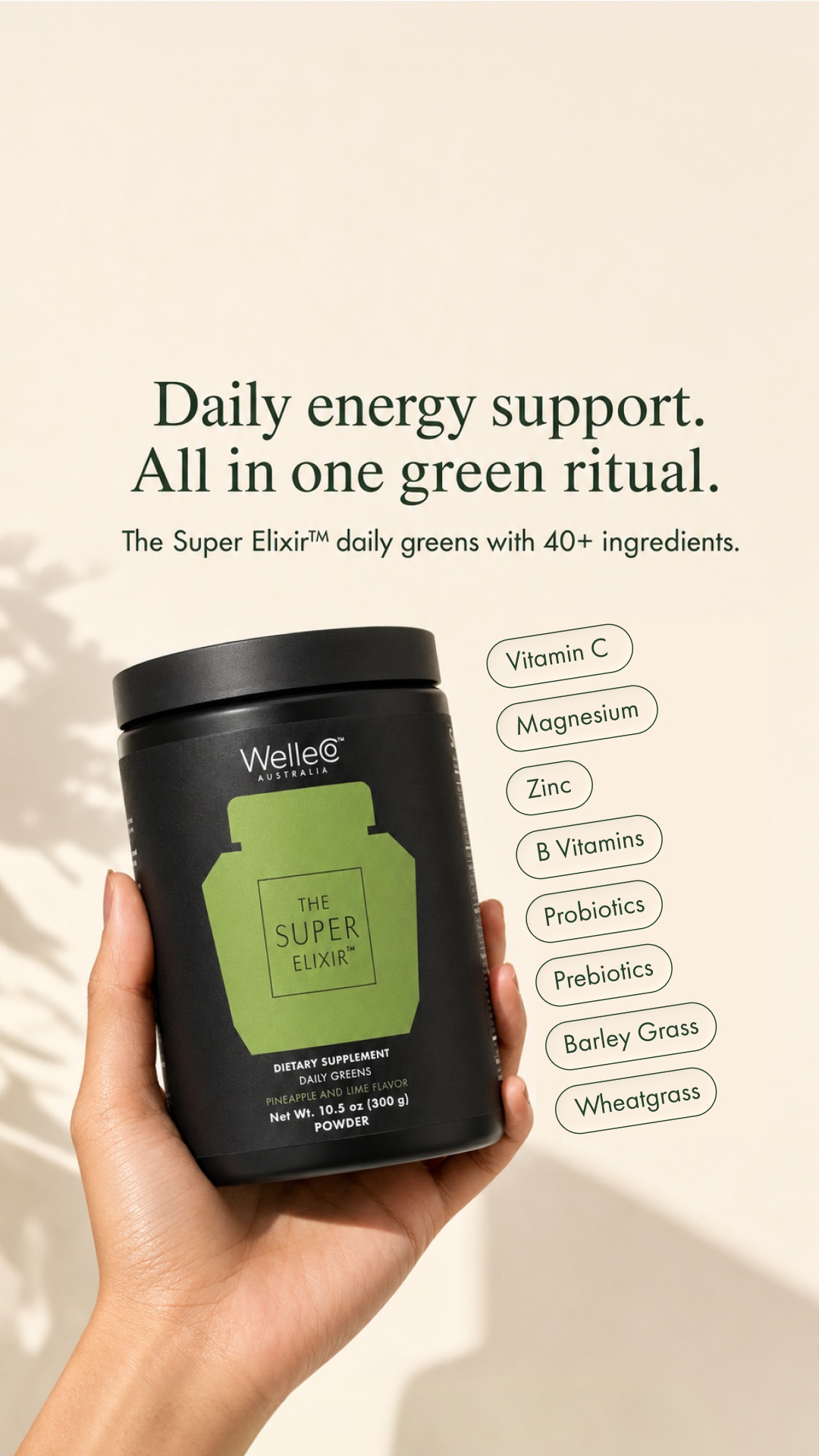 WelleCo Facebook ad