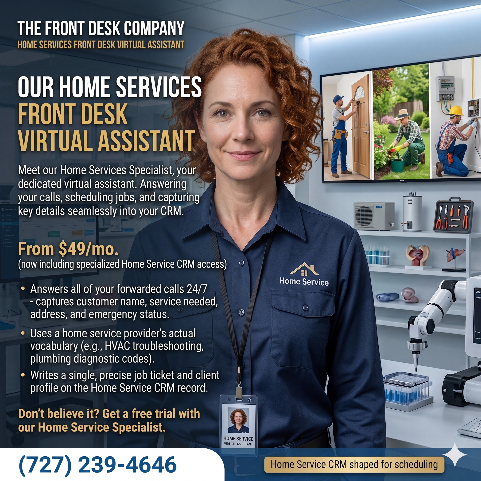 The Front Desk Company Facebook ad