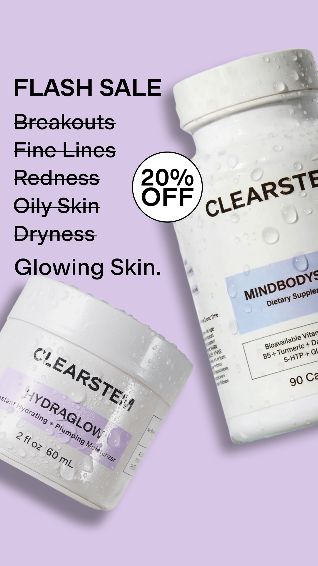CLEARSTEM Skincare Facebook ad