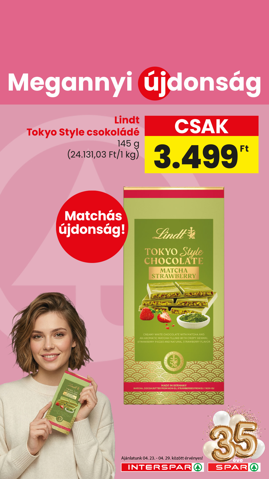 SPAR Magyarország Facebook ad from Apr 22, 2026
