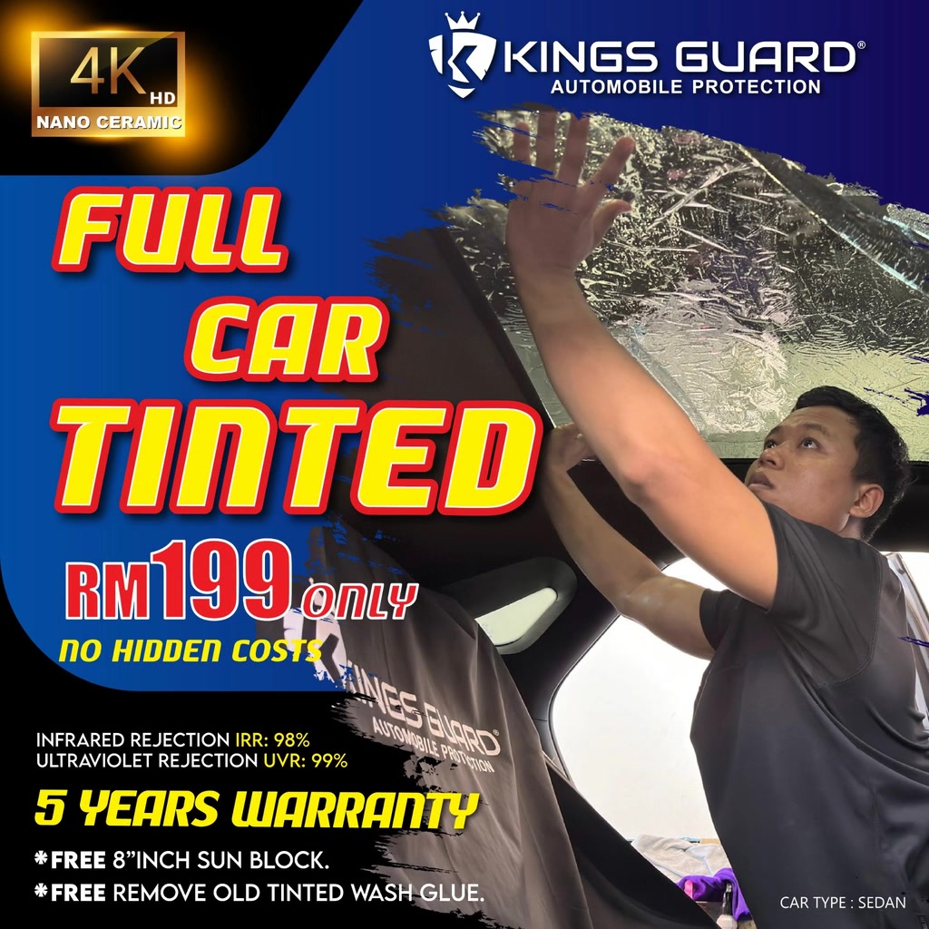 Kings Guard Window Film Kulai - Tinted Specialist Facebook ad