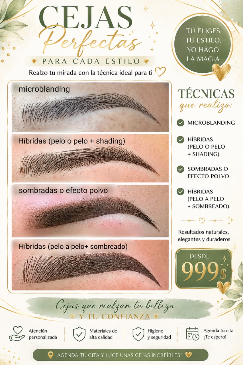microprigmentacion y servicios de belleza Facebook ad: La mirada cambia… cuando tus cejas comienzan a…