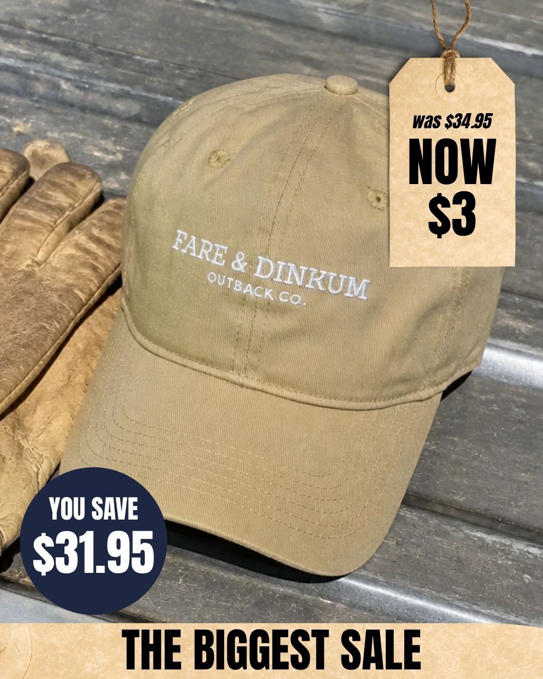 Fare & Dinkum Facebook ad
