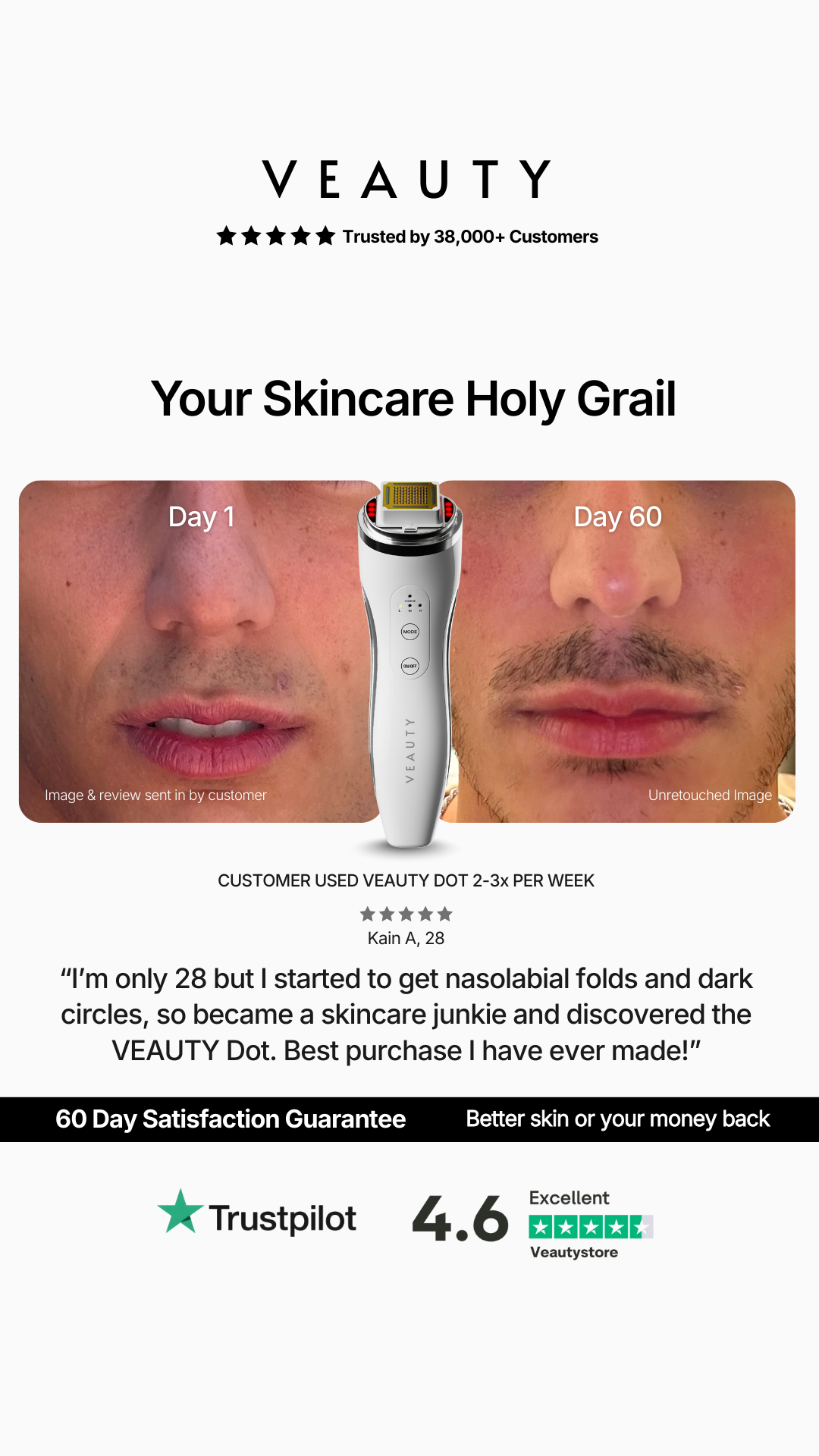 Veauty Facebook ad