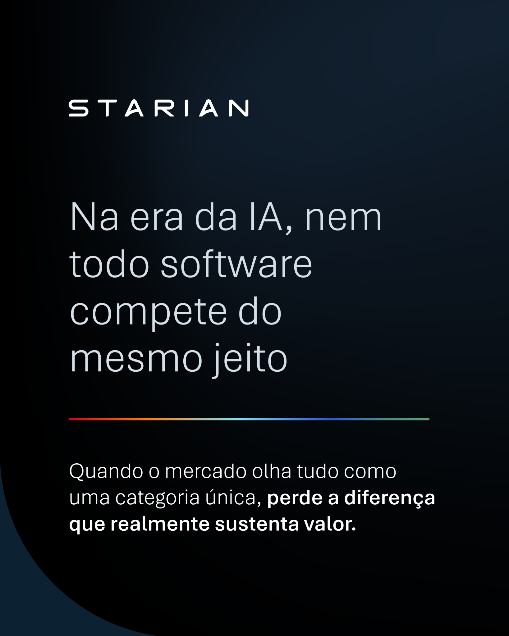 Somos Starian Facebook ad: A Starian conecta conhecimento de mercado, experiência…