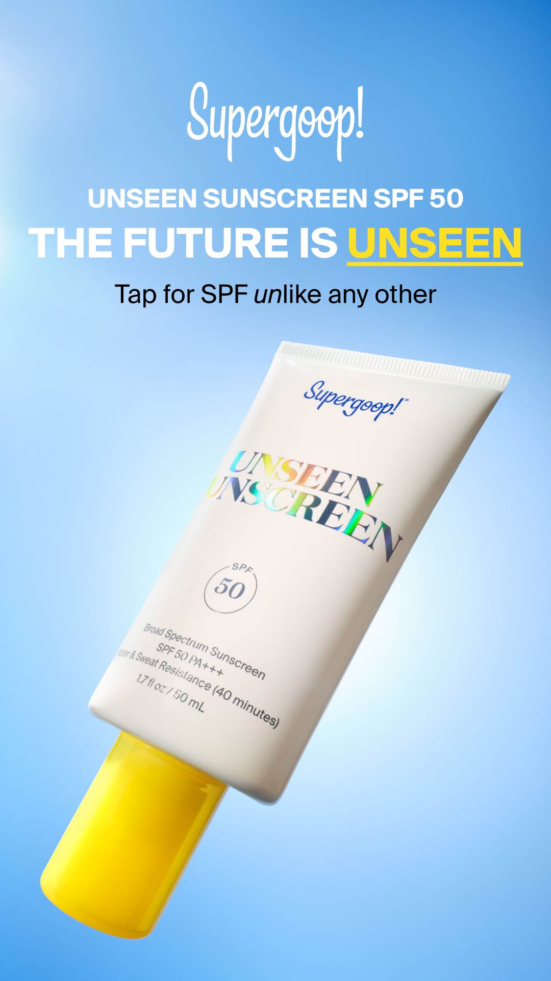 Supergoop Facebook ad