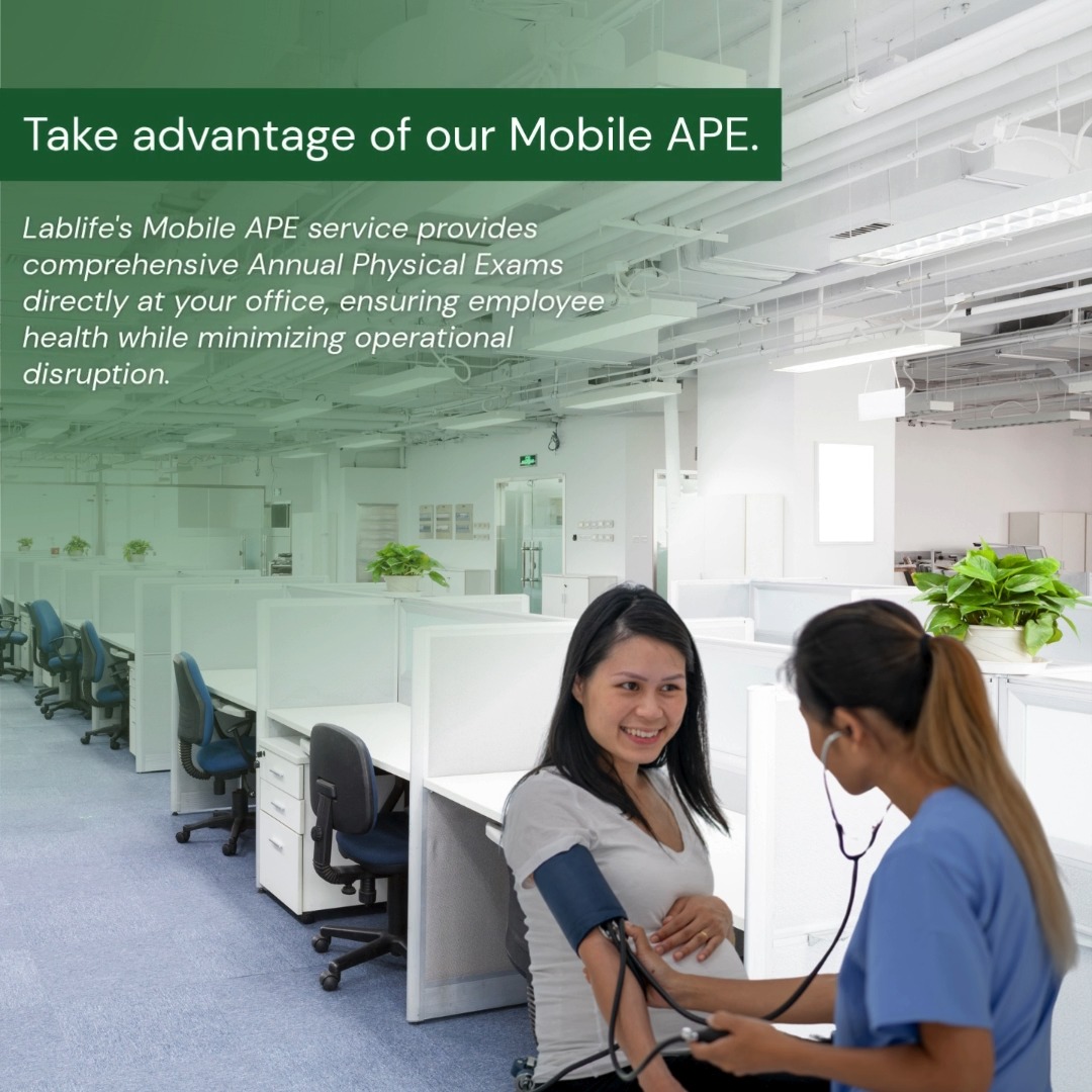 LABLIFE Medical and Diagnostic Center- Murphy Cubao Branch Facebook ad: Mobile Annual Physical Exam