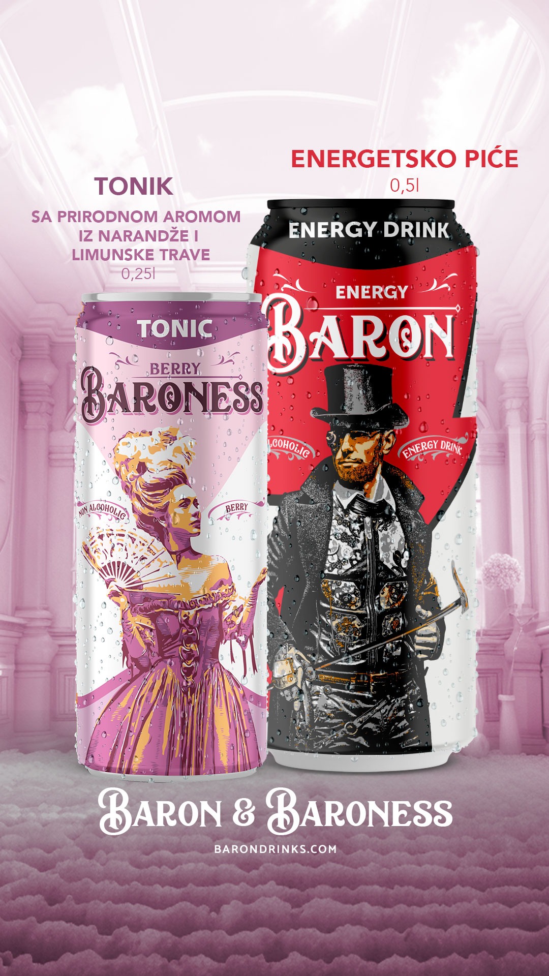 BARON DRINKS Facebook ad from Nov 3, 2023