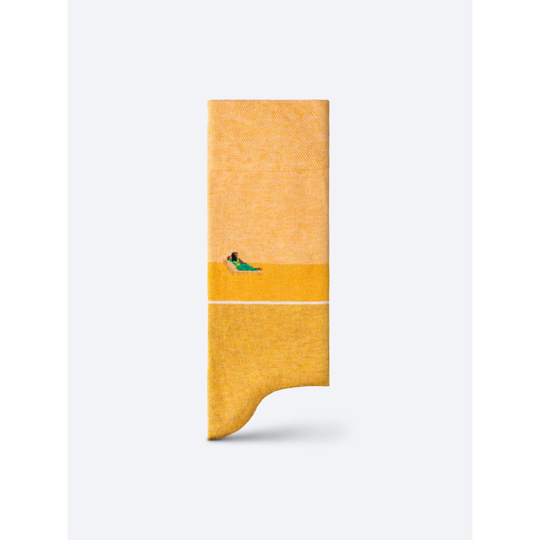The London Sock Exchange Facebook ad: Let's talk about socks, baby.