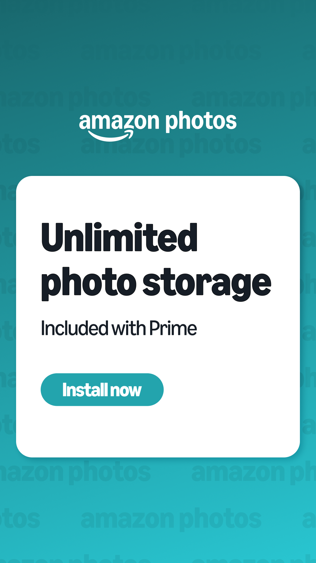 Amazon Photos Facebook ad
