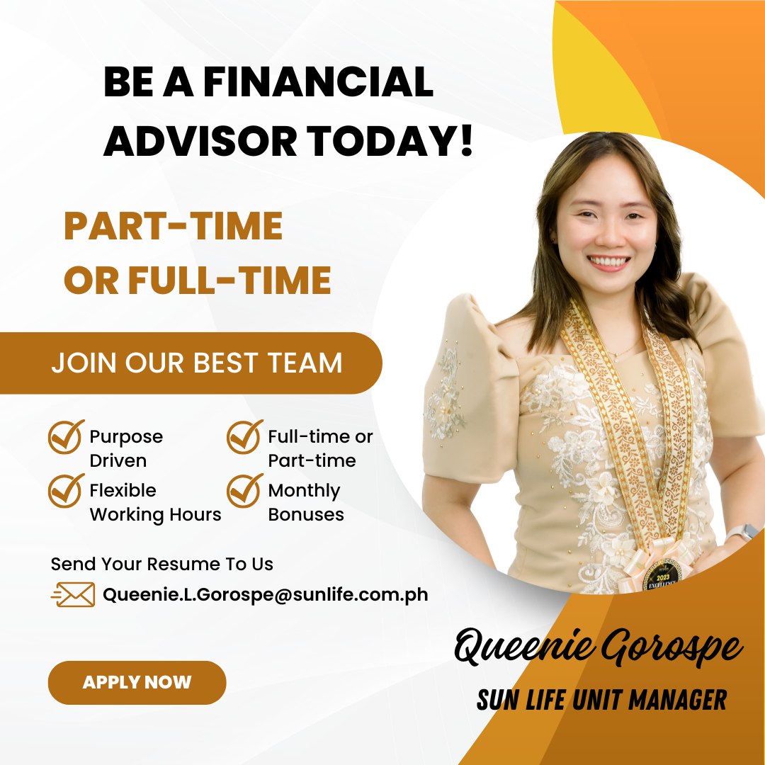Queenie Gorospe - Licensed Financial Advisor Facebook ad: Chat in Messenger