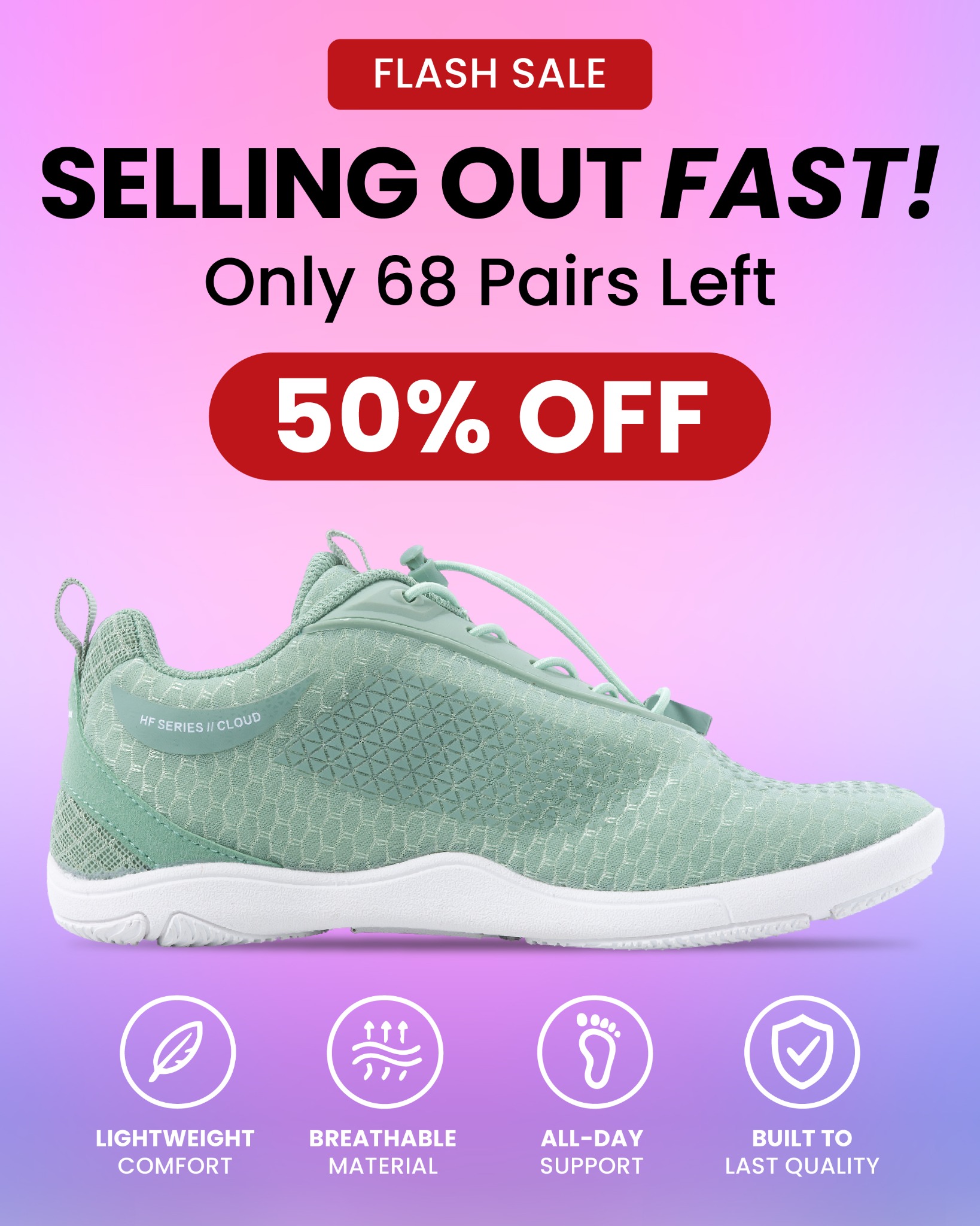 HIKE Footwear Facebook ad