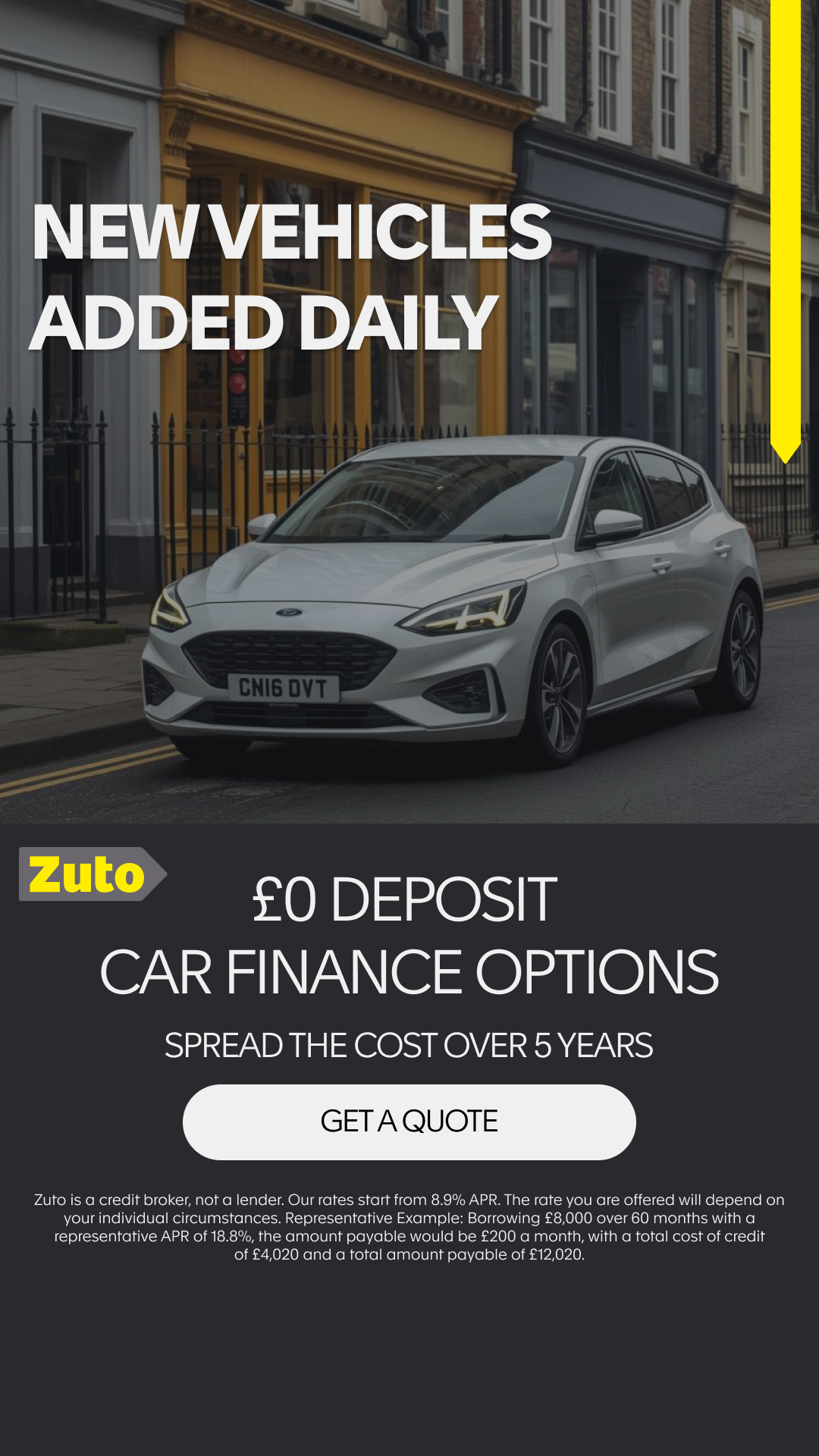 Zuto Facebook ad