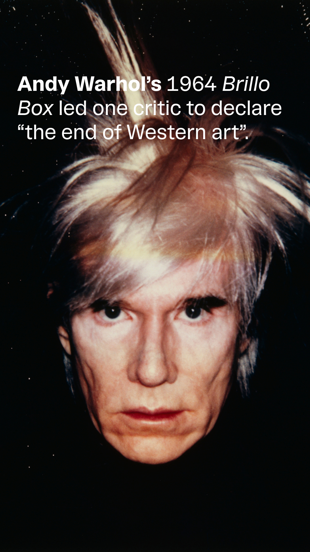 The Andy Warhol Foundation for the Visual Arts Facebook ad