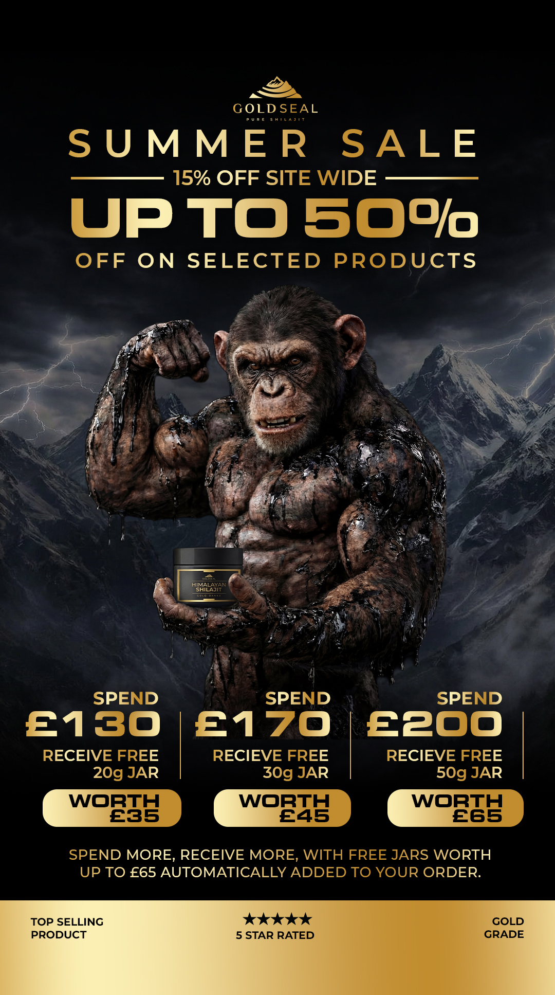 Gold Seal Shilajit Facebook ad