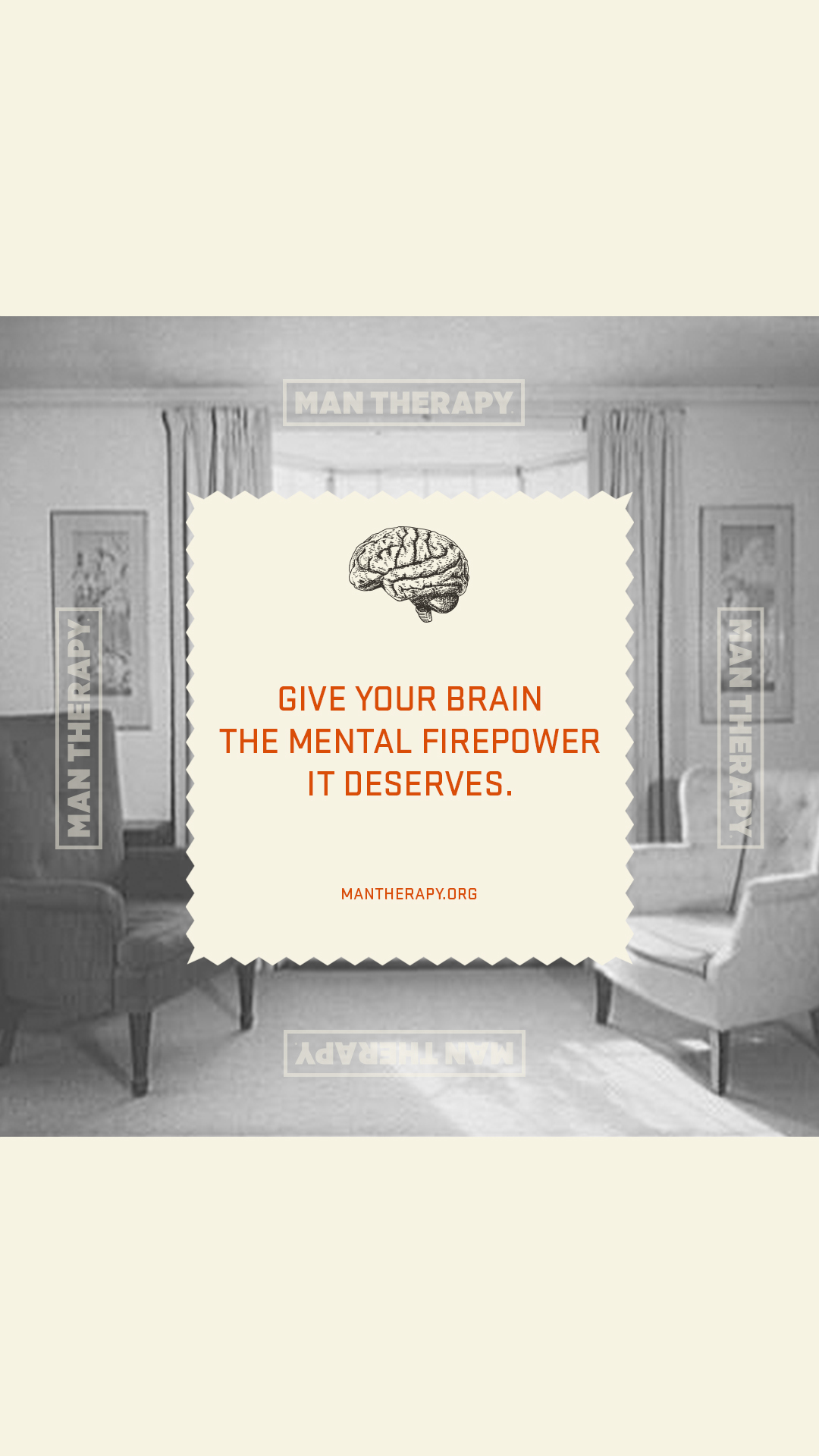 Man Therapy Facebook ad from Jan 13, 2025