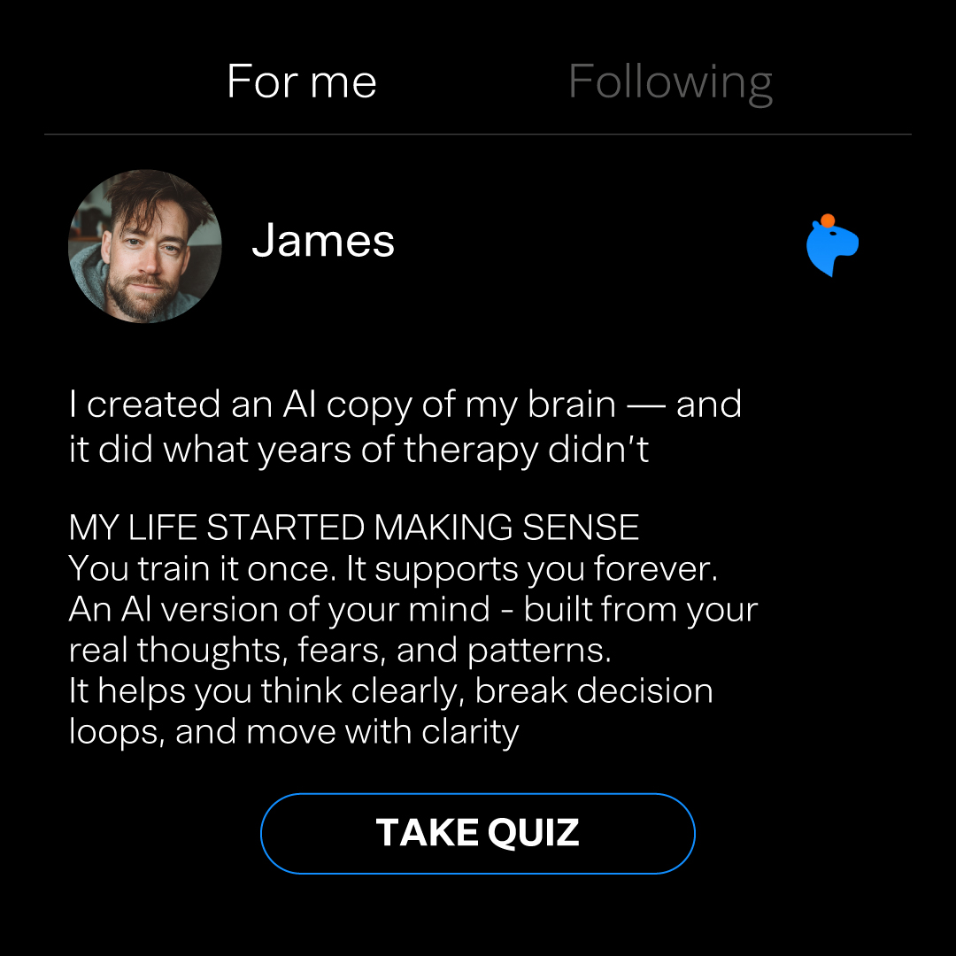 Sir George J. Miklos from Copymind Facebook ad: Try the Copymind app today!