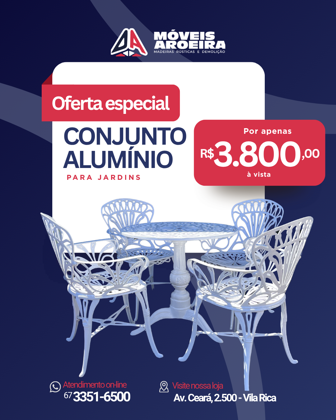 Móveis Aroeira Facebook ad