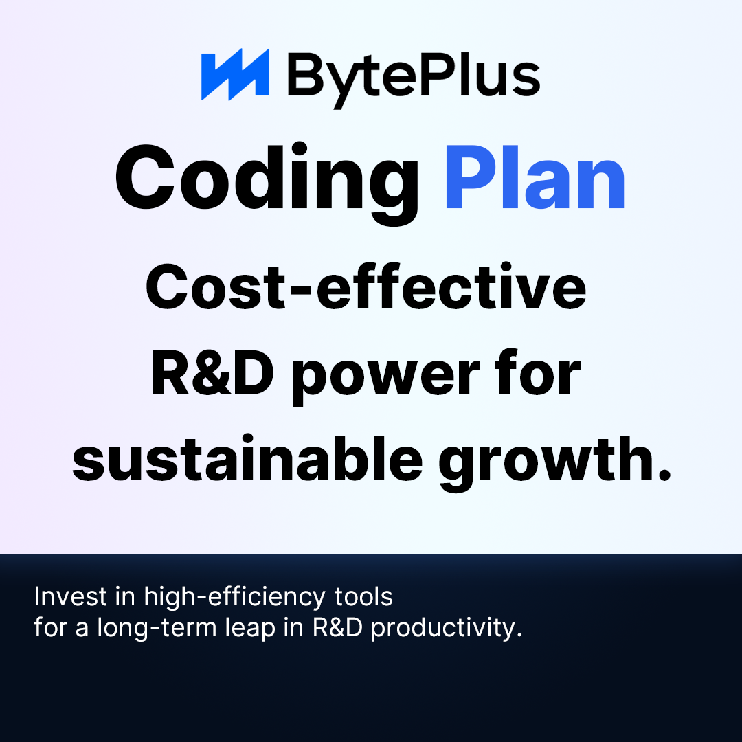 BytePlus Global Facebook ad: Multiple AI Models Coding