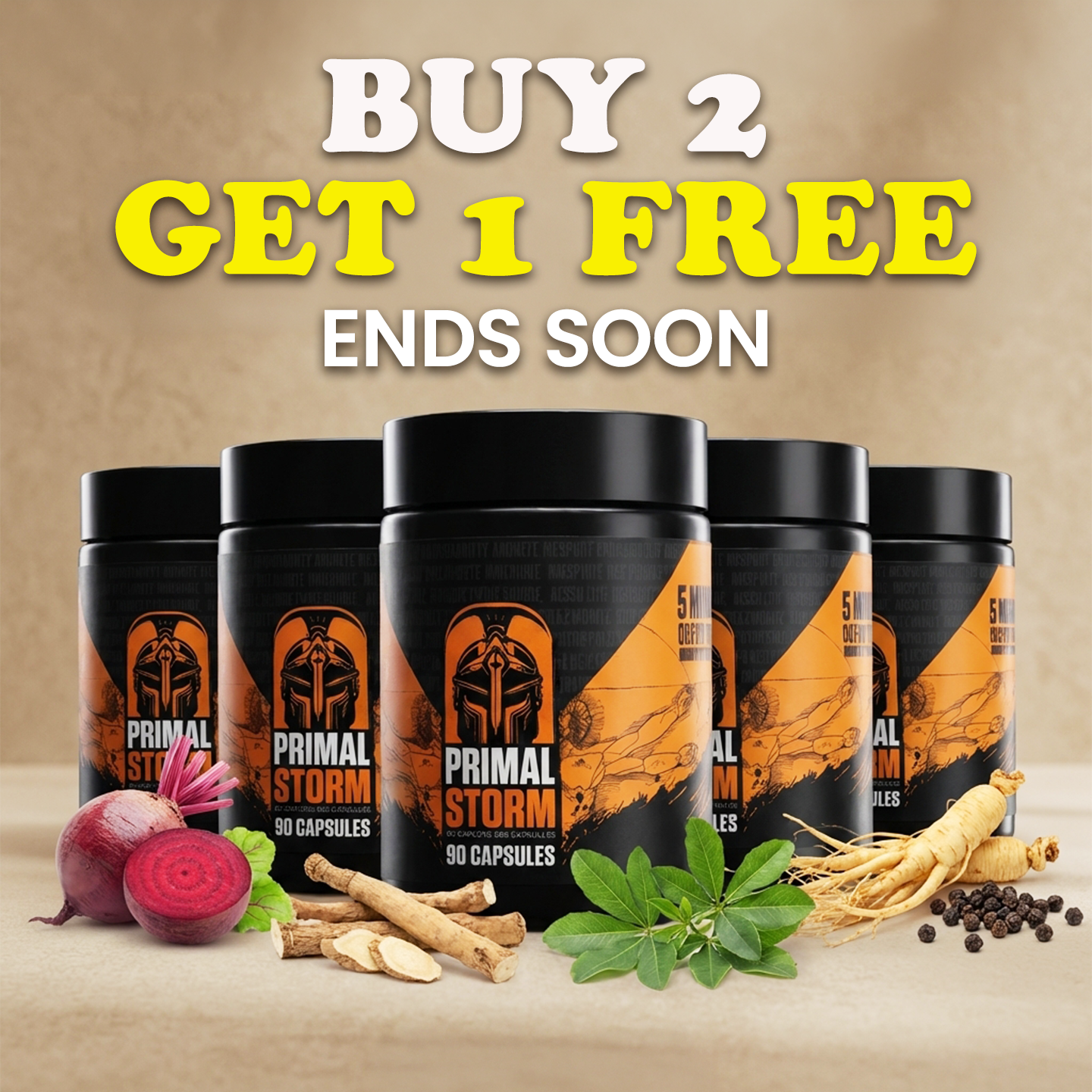 Primal-Storm Facebook ad