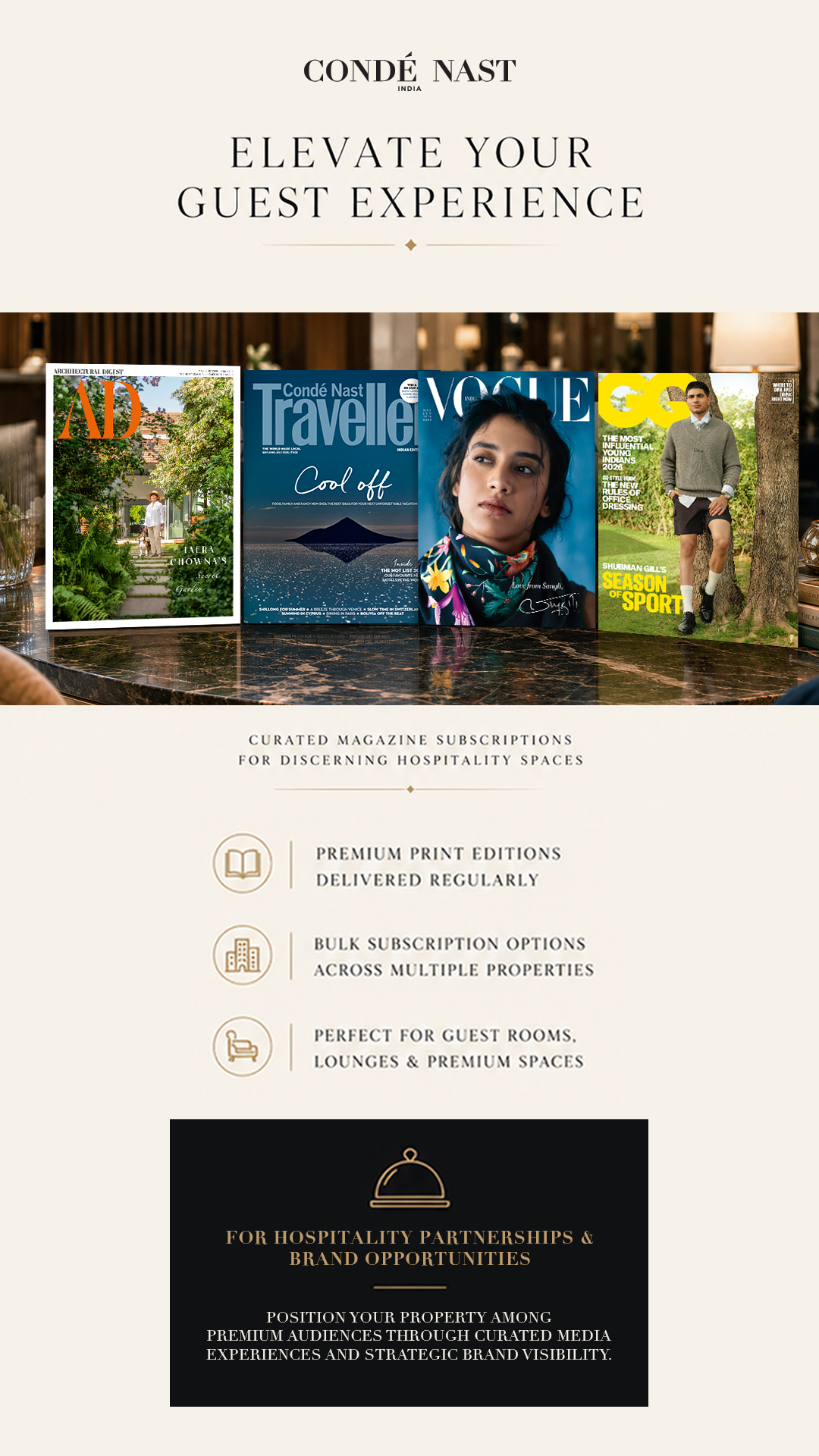 VOGUE India Facebook ad: Explore Condé Nast Partnership Opportunities