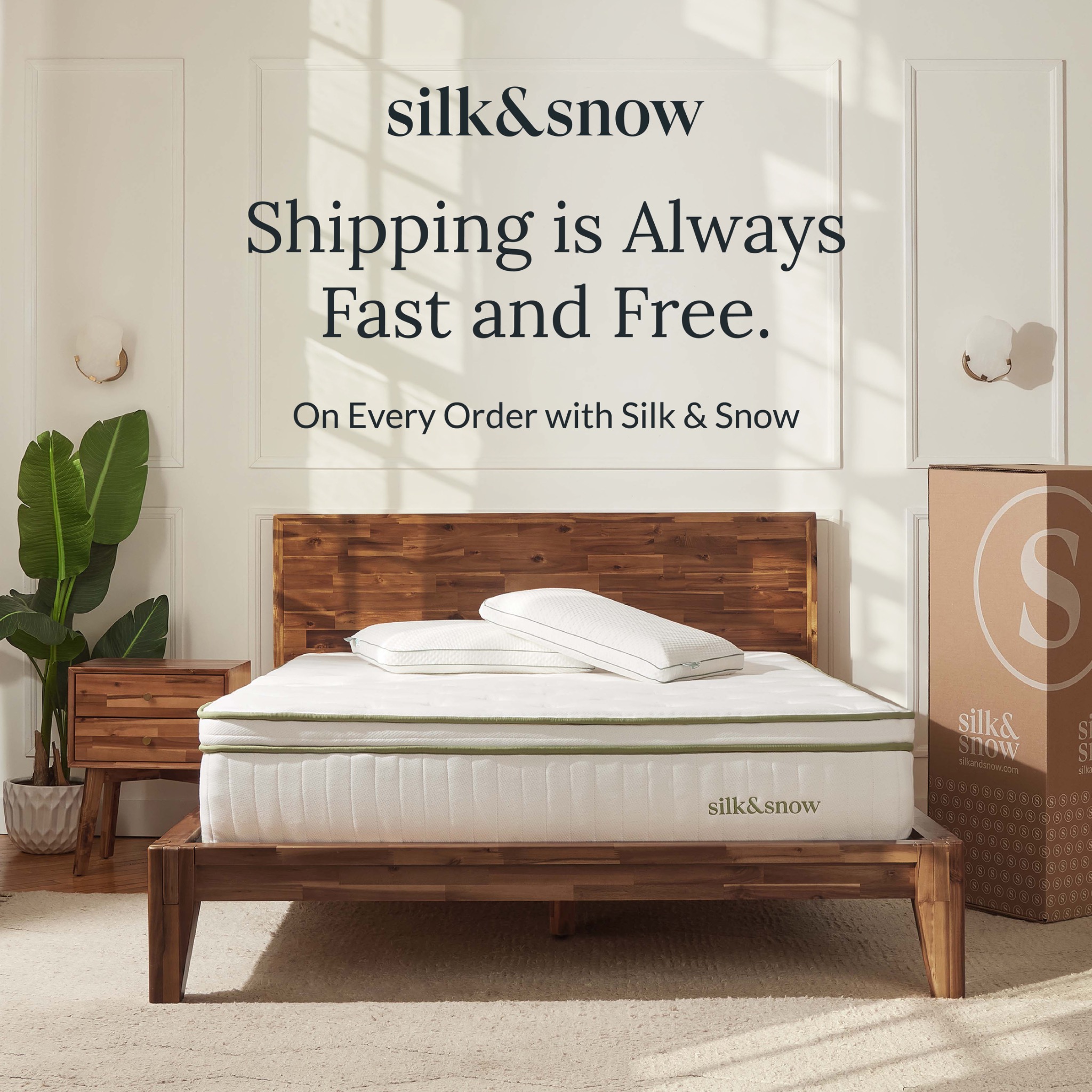 Silk and Snow Facebook ad