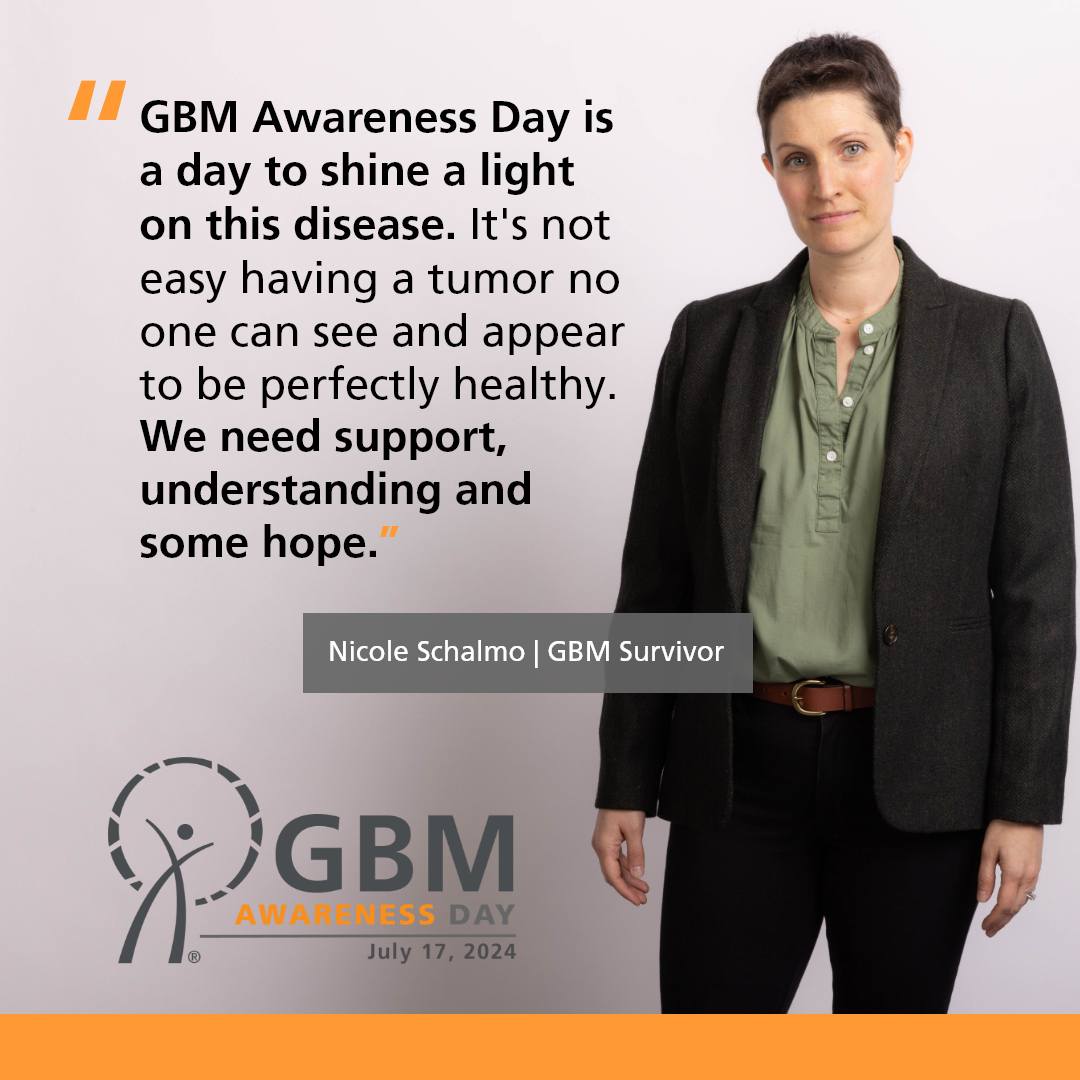 American Brain Tumor Association Facebook ad: For Nicole and the 13,000+ who will be…