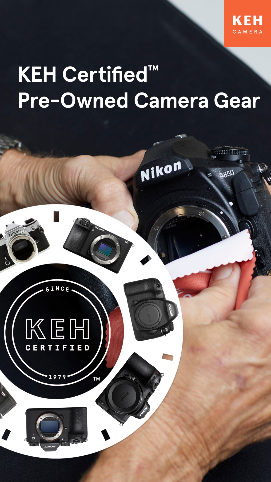 KEH Camera Facebook ad from Apr 22, 2026