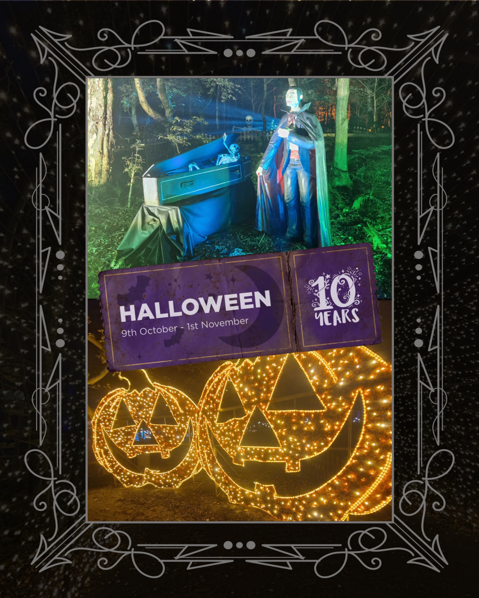 Magical Woodland Facebook ad: Magical Woodland at Halloween