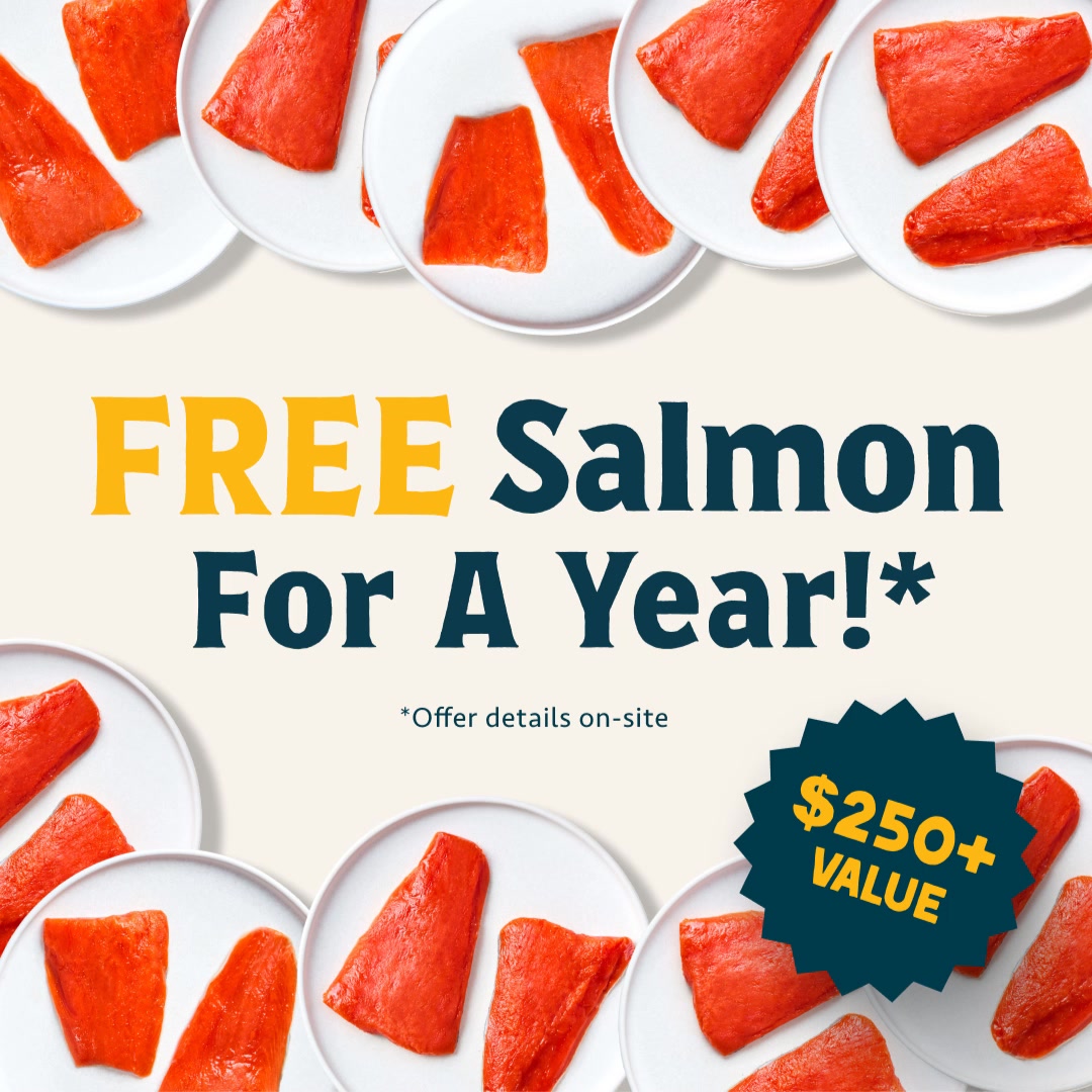 Wild Alaskan Company Facebook ad: Get Free Alaskan Salmon