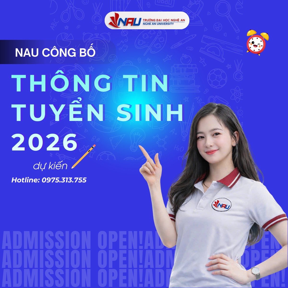 Trường Đại học Nghệ An Facebook ad: NAU CÔNG BỐ THÔNG TIN TUYỂN SINH 2026…