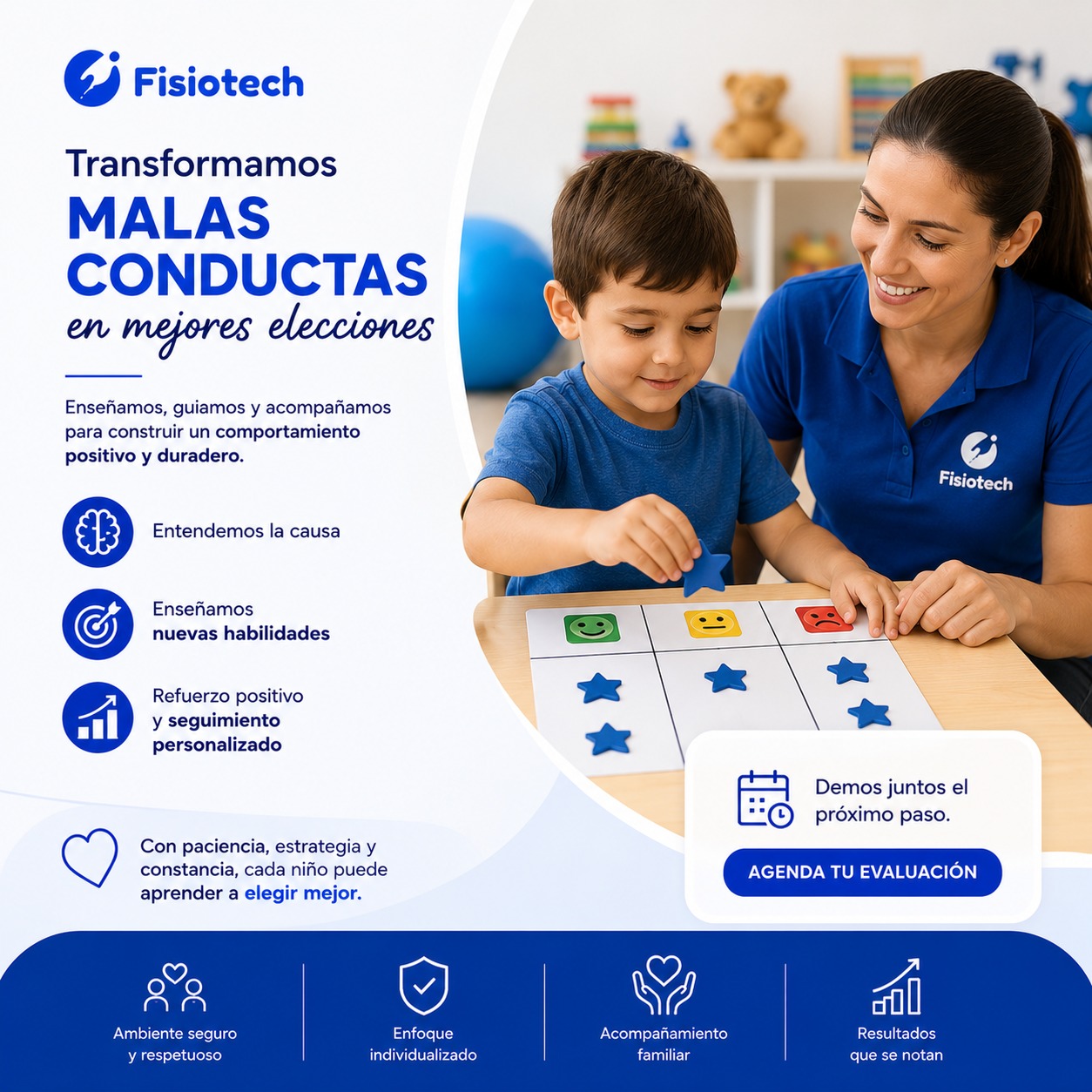 Fisiotech Rehabilitación integral Interdisciplinaria Facebook ad: Chatea con nosotros