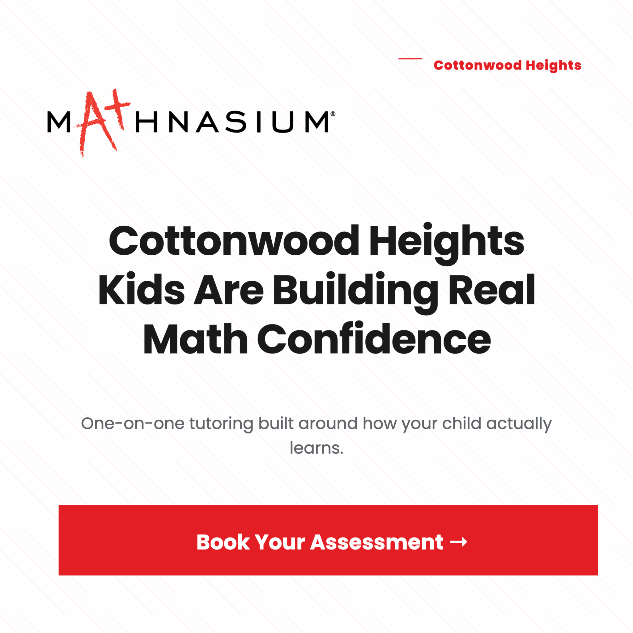 Mathnasium Facebook ad