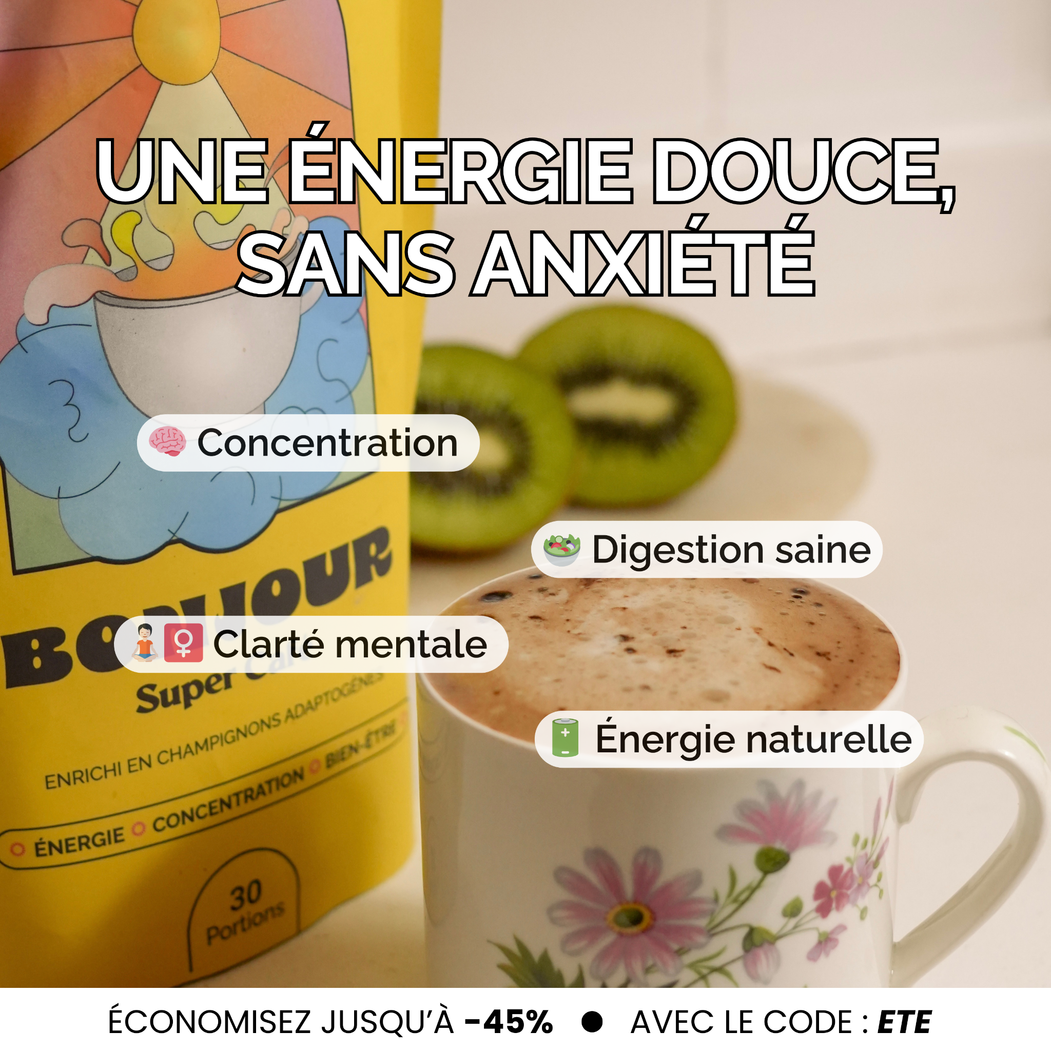 Bonjour Facebook ad