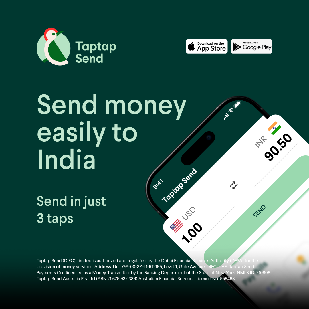 Taptap Send Facebook ad