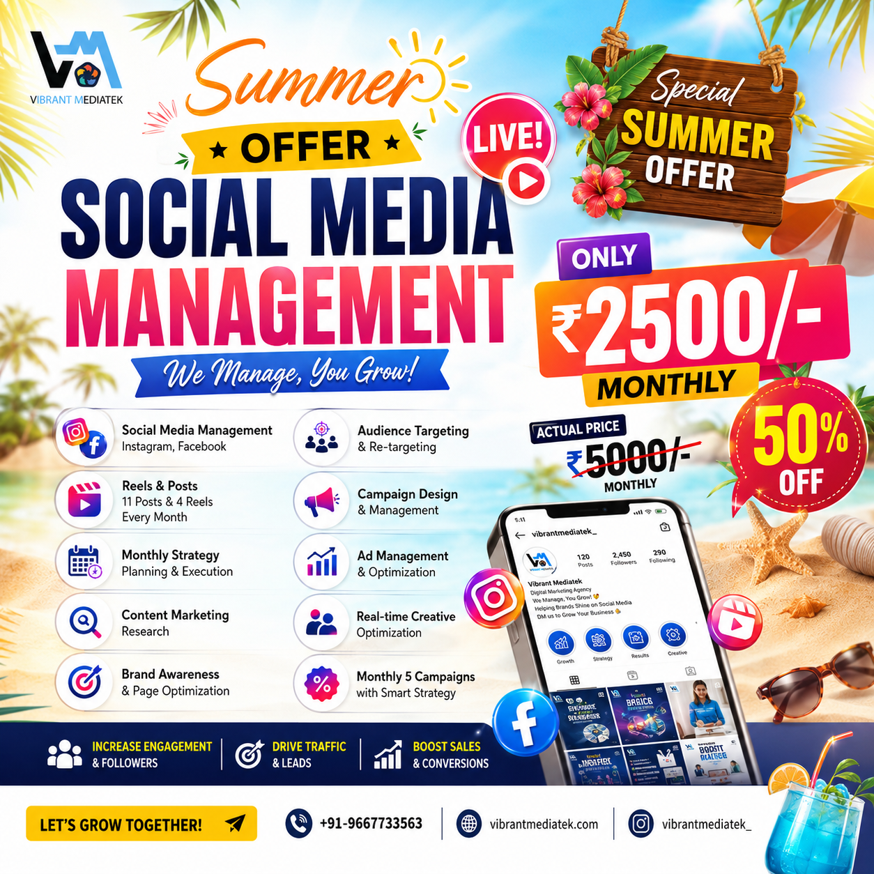 Vibrant Mediatek Facebook ad