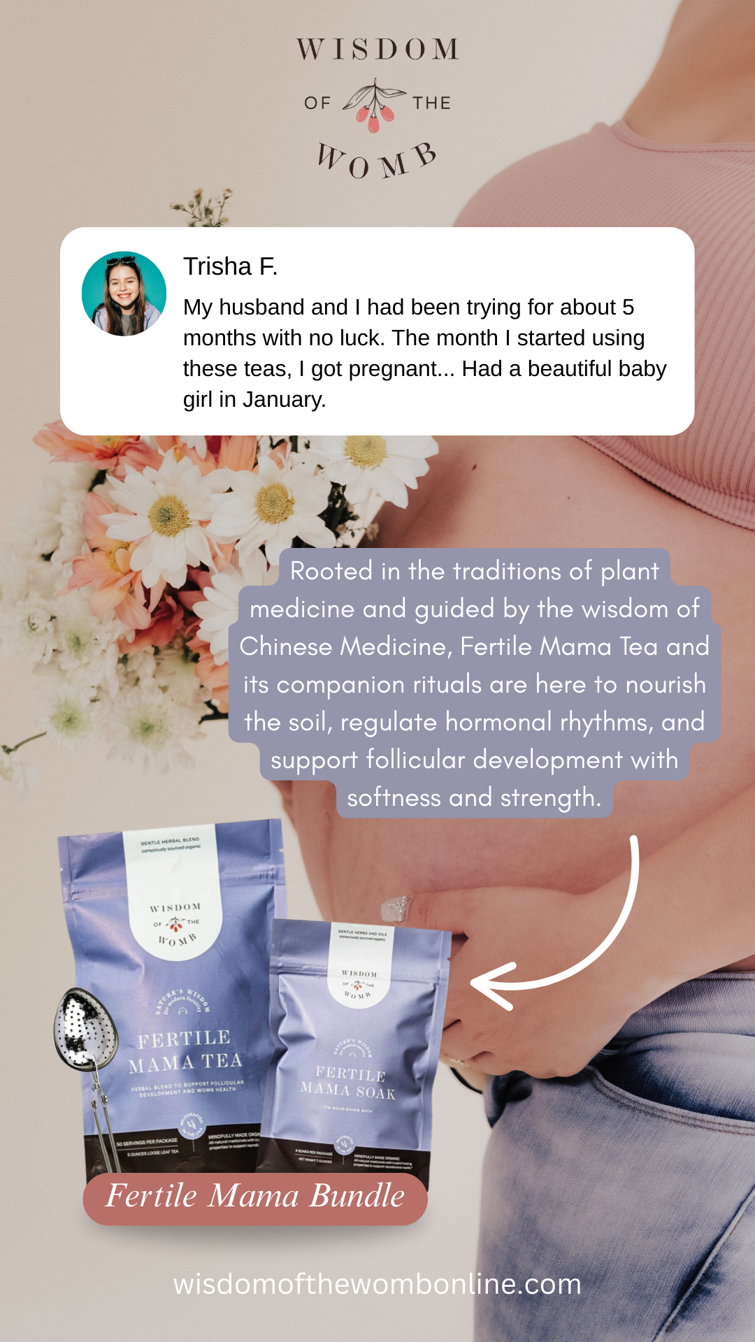 Wisdom of the Womb Facebook ad