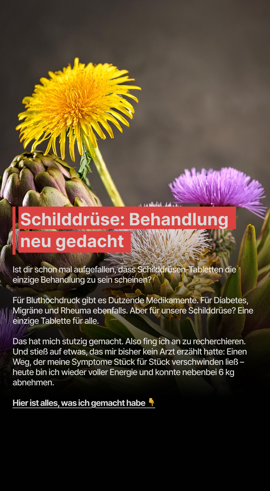 Mission Schilddrüse Facebook ad